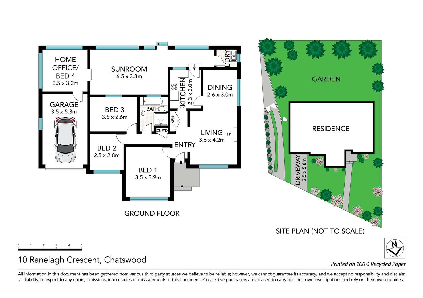 Floorplan of Homely house listing, 10 Ranelagh Crescent, Chatswood NSW 2067