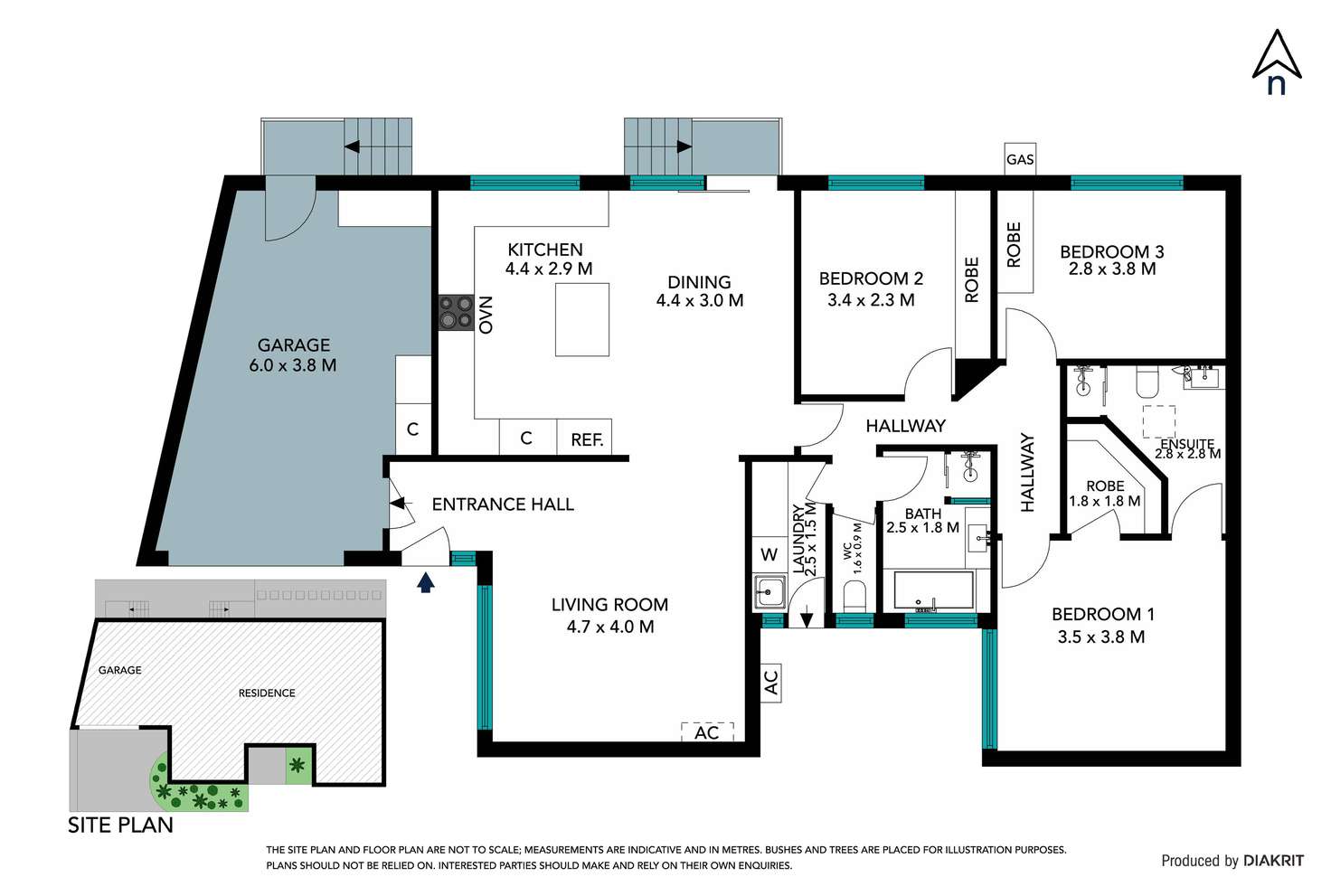 Floorplan of Homely unit listing, 3/24 Jasmine Drive, Mill Park VIC 3082