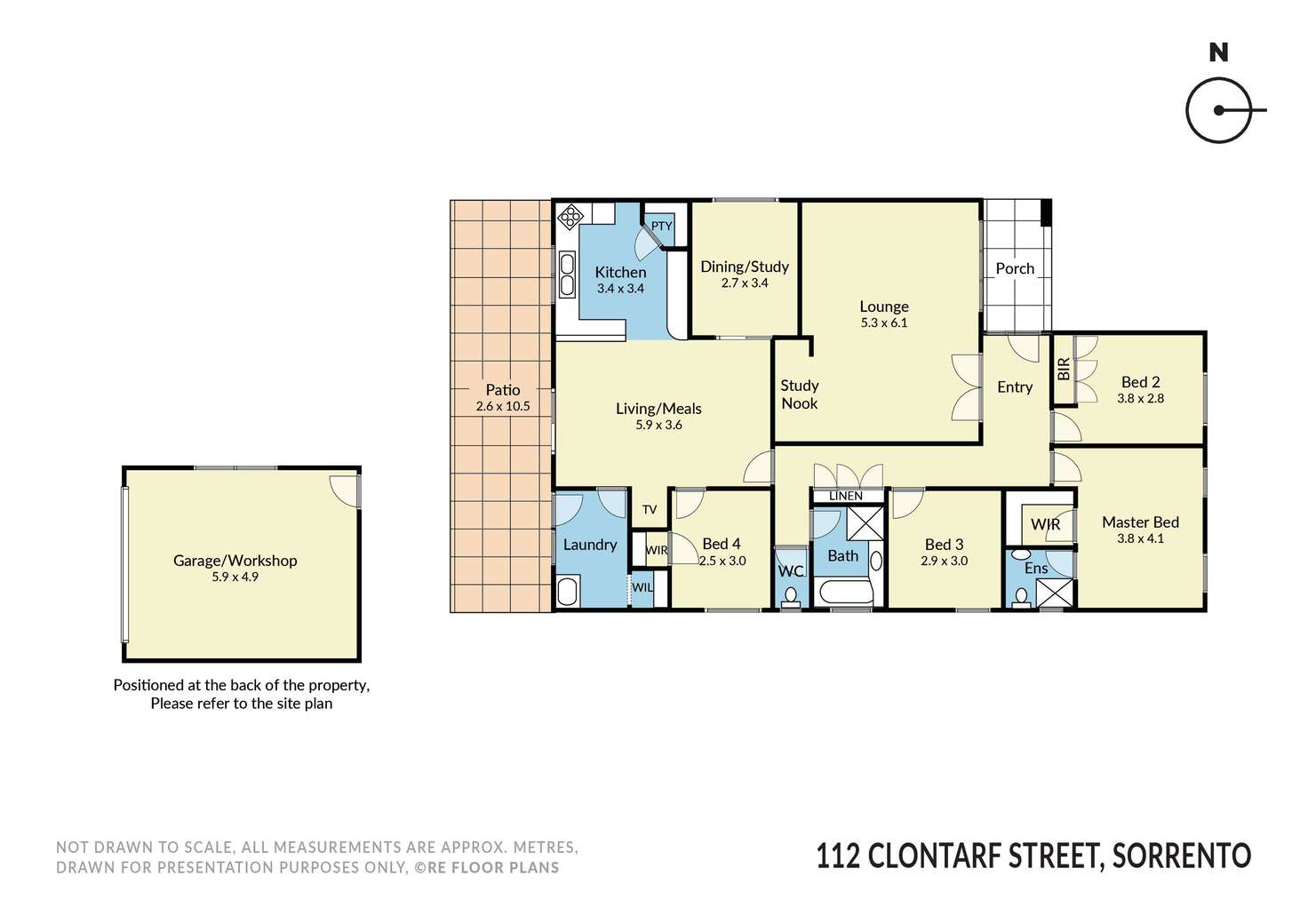 Floorplan of Homely house listing, 112 Clontarf Street, Sorrento WA 6020