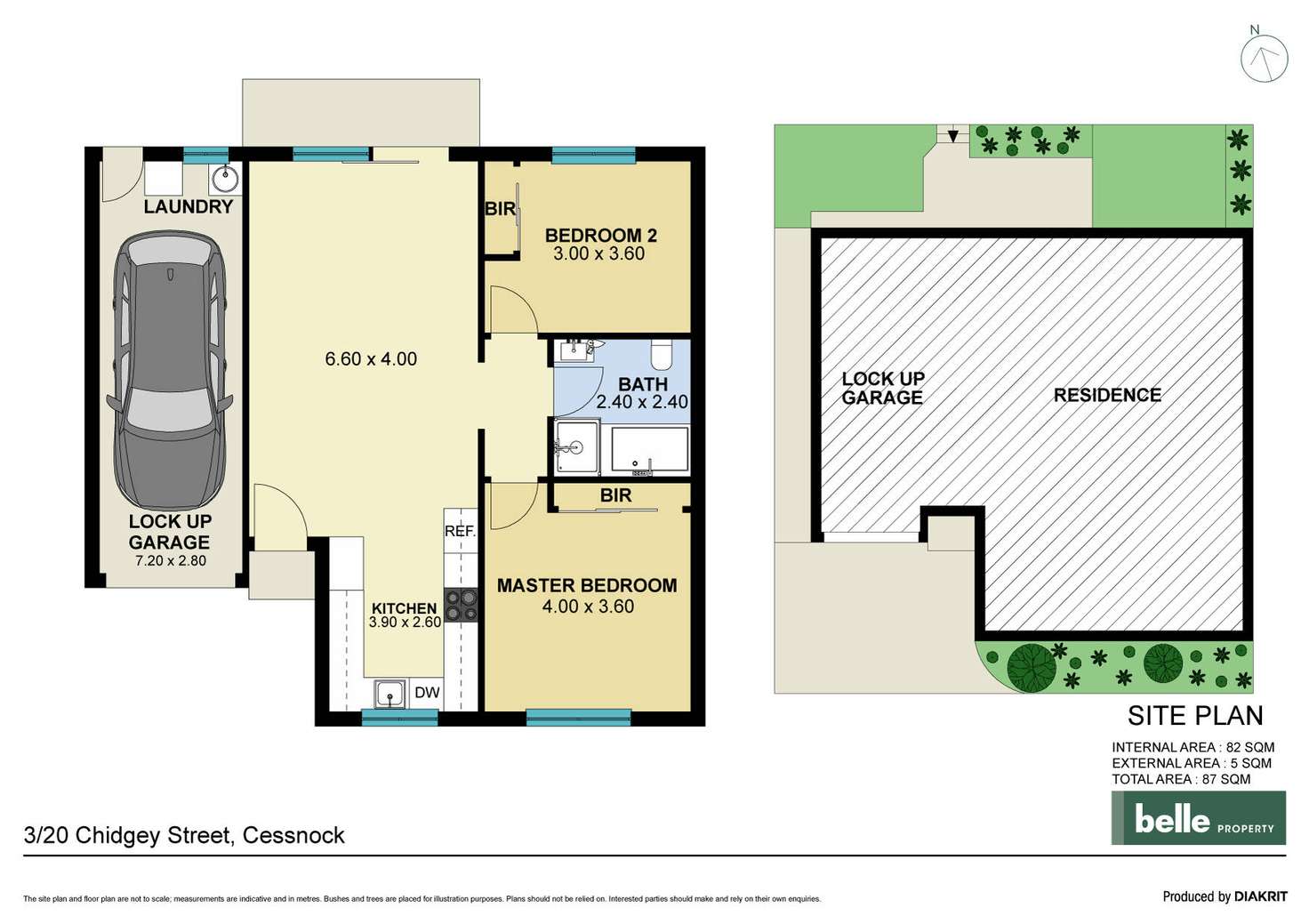 Floorplan of Homely villa listing, 3/20 Chidgey Street, Cessnock NSW 2325