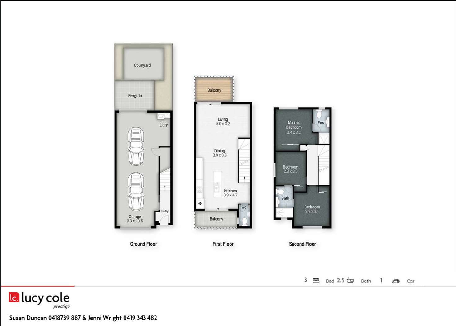 Floorplan of Homely townhouse listing, 58/10 Riverview Road, Nerang QLD 4211