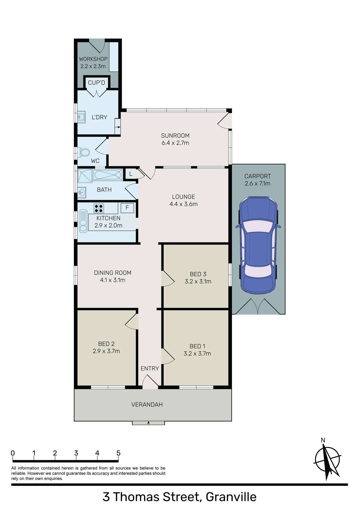 Floorplan of Homely house listing, 3 Thomas Street, Granville NSW 2142