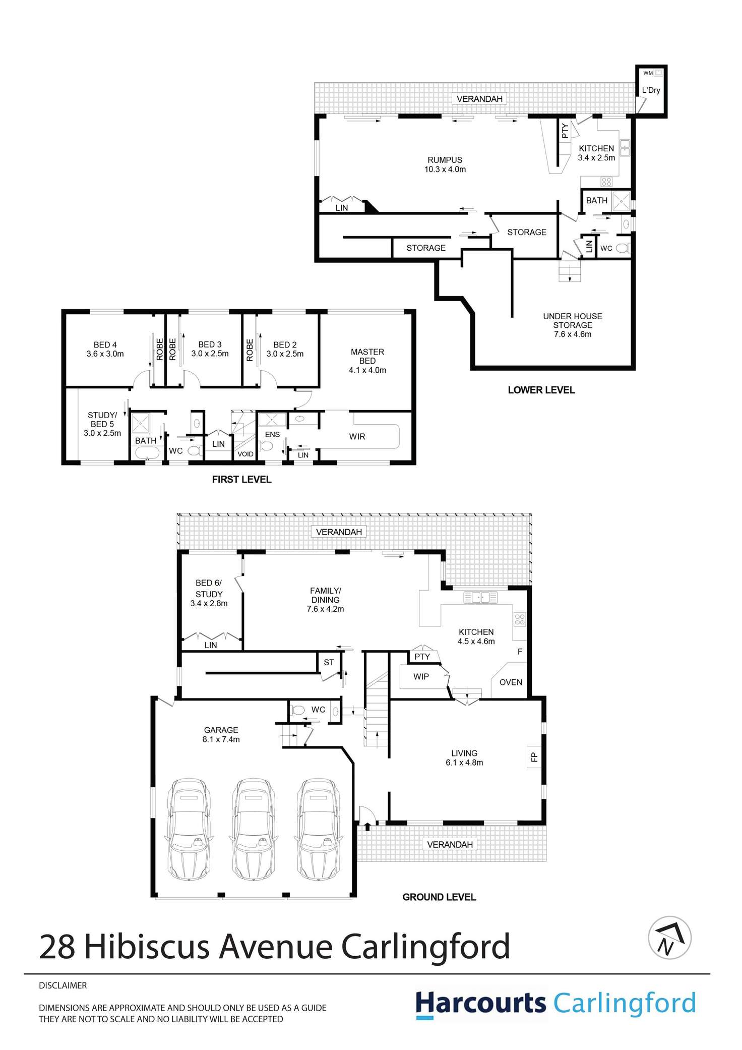 Floorplan of Homely house listing, 28 Hibiscus Avenue, Carlingford NSW 2118