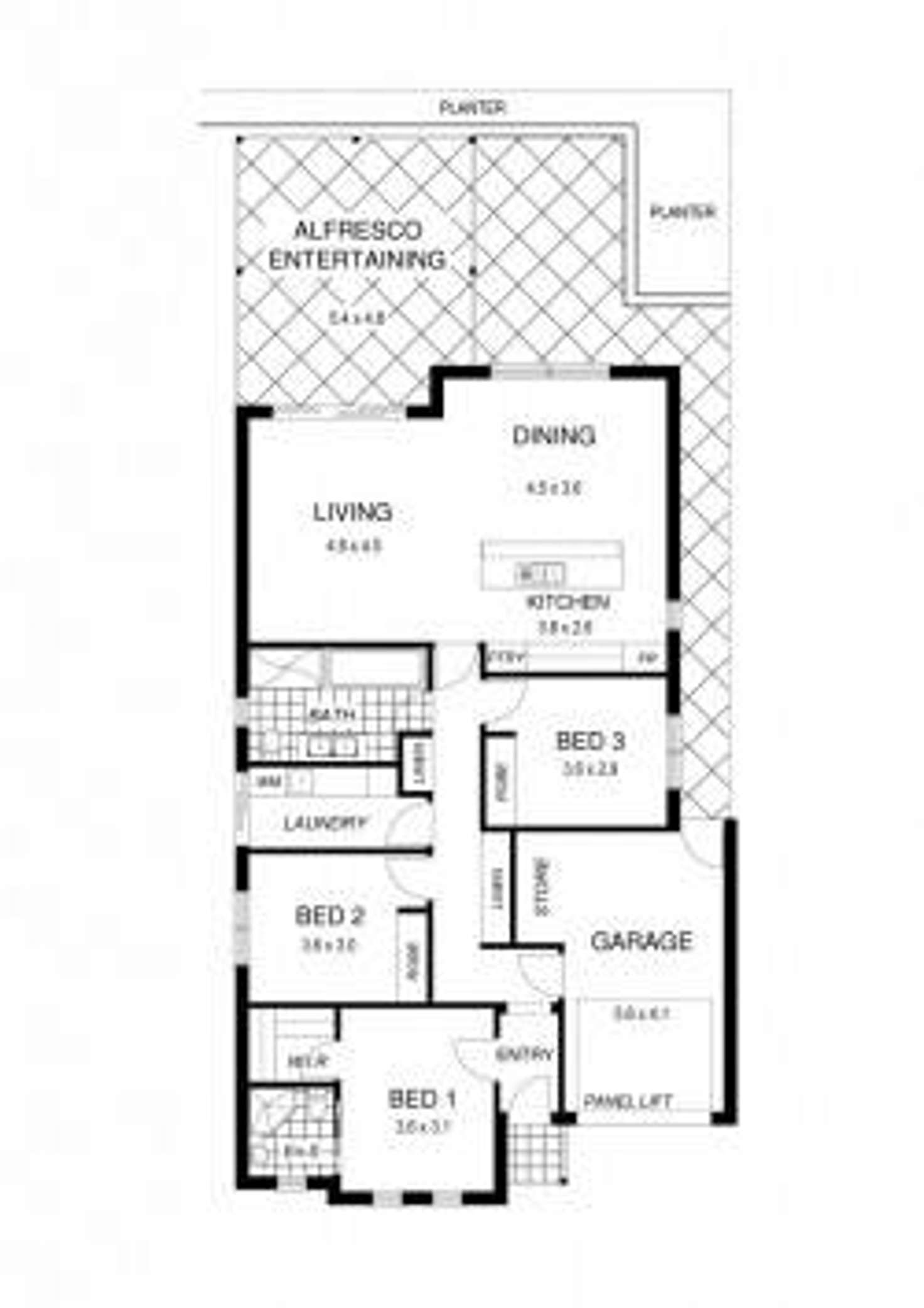 Floorplan of Homely house listing, 25B Derwent Avenue, Magill SA 5072