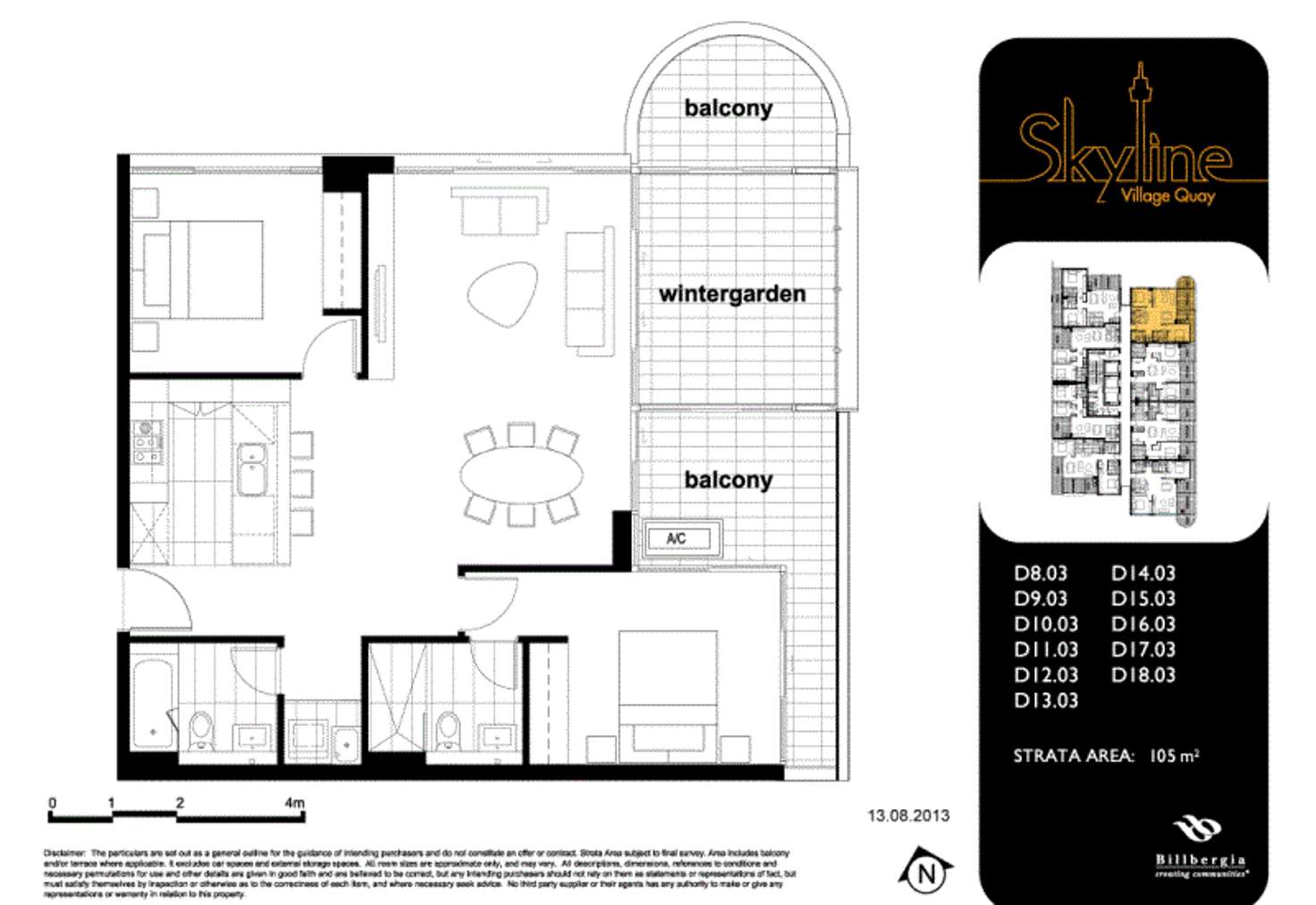 Floorplan of Homely apartment listing, 1103/42 Walker Street, Rhodes NSW 2138