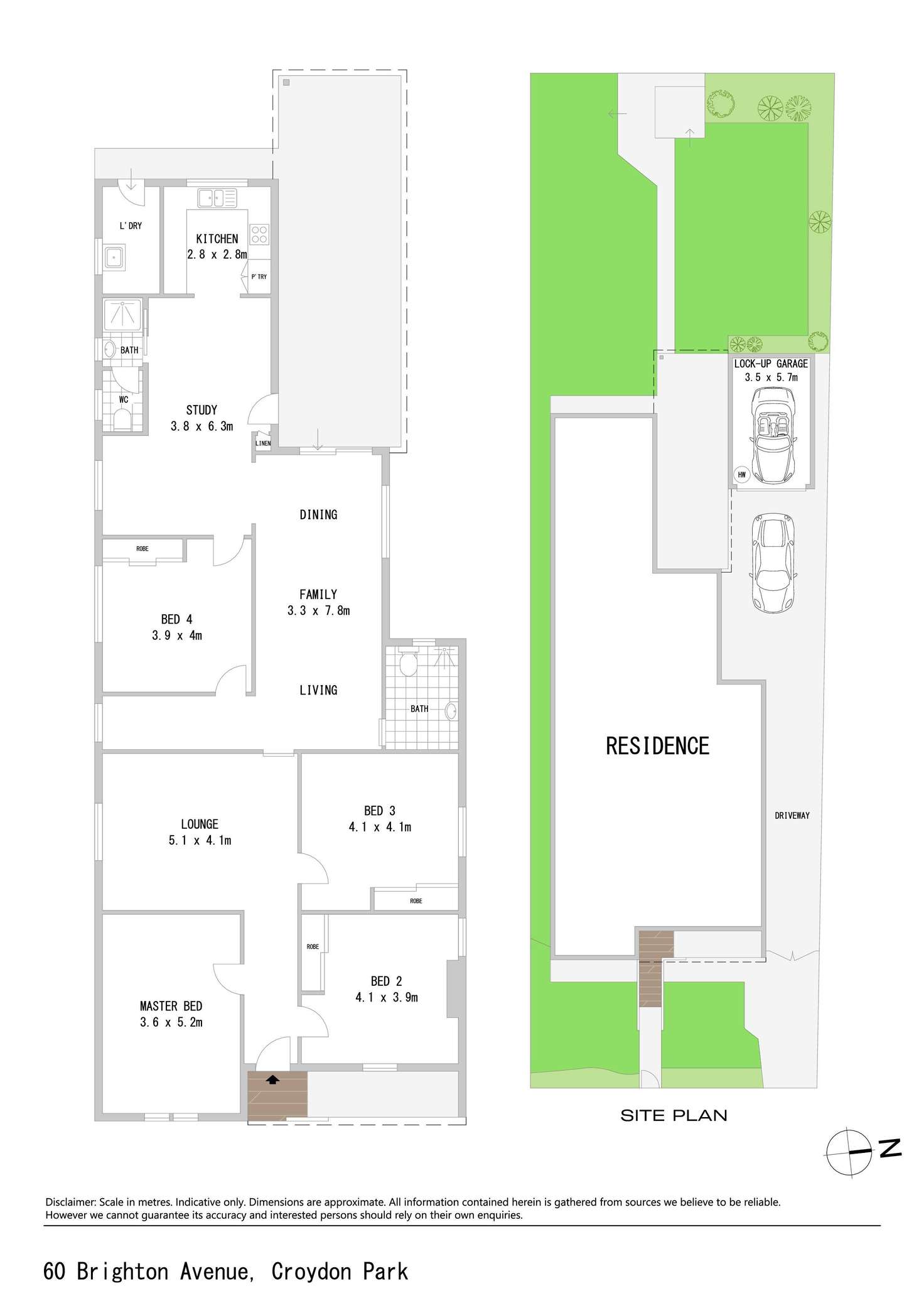 Floorplan of Homely house listing, 60 Brighton Avenue, Croydon Park NSW 2133