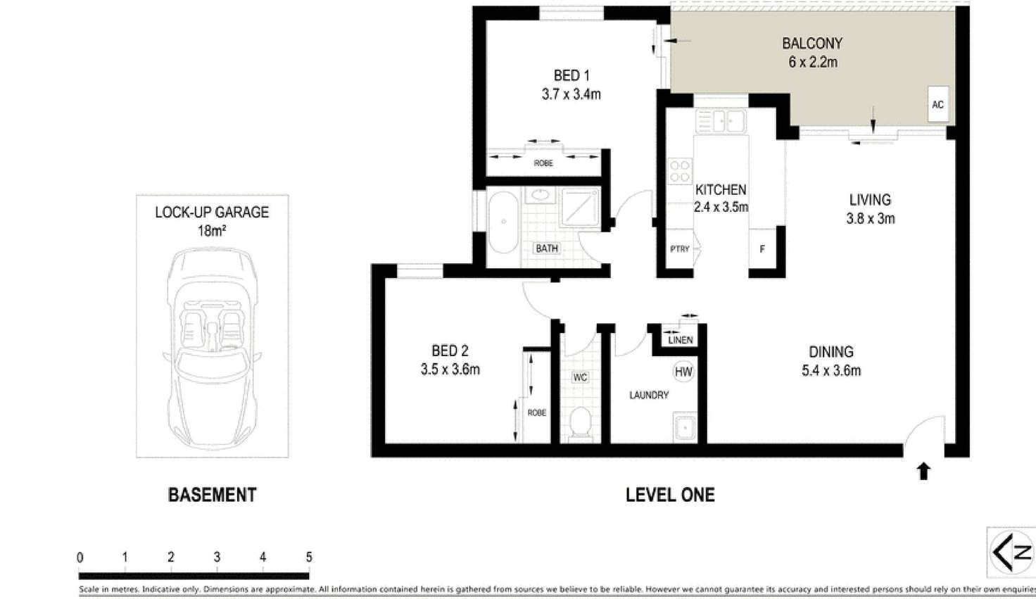 Floorplan of Homely apartment listing, 15/58 Talara Road, Gymea NSW 2227