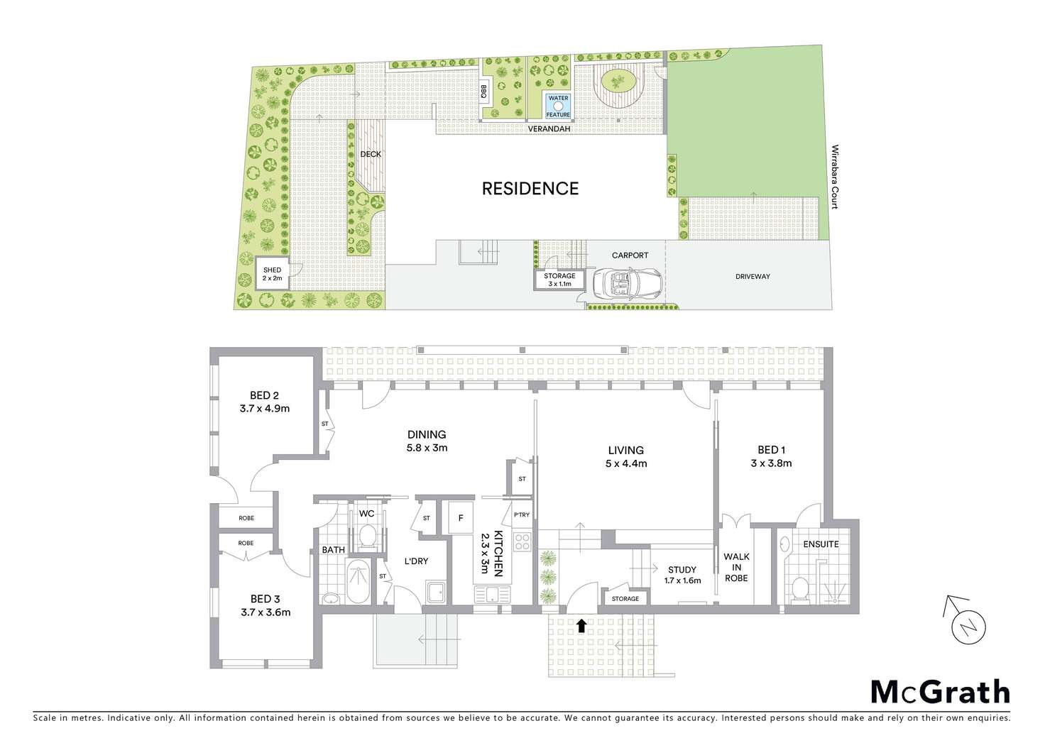 Floorplan of Homely house listing, 7 Wirrabara Court, Yallambie VIC 3085