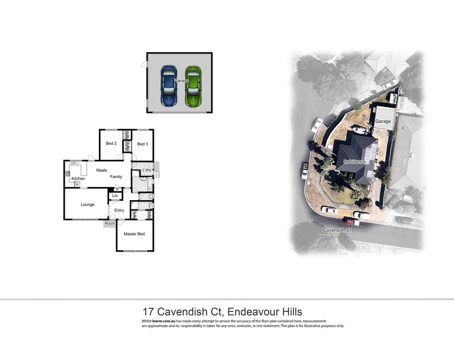 Floorplan of Homely house listing, 17 Cavendish Court, Endeavour Hills VIC 3802