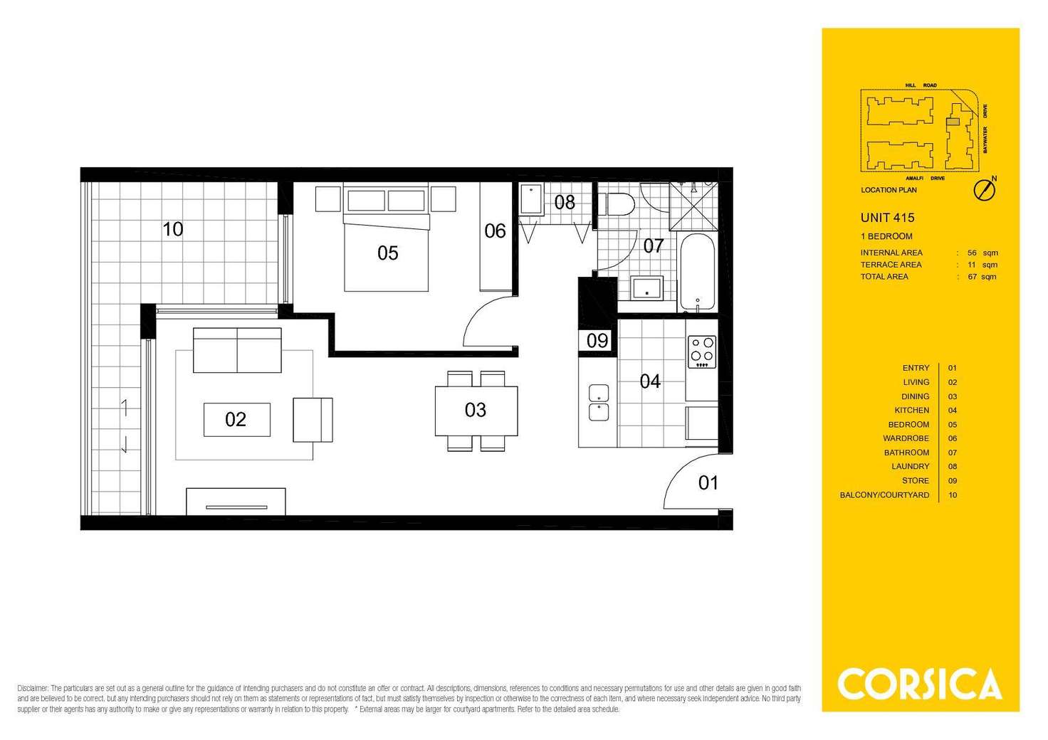 Floorplan of Homely apartment listing, 415/4 Baywater Drive, Wentworth Point NSW 2127