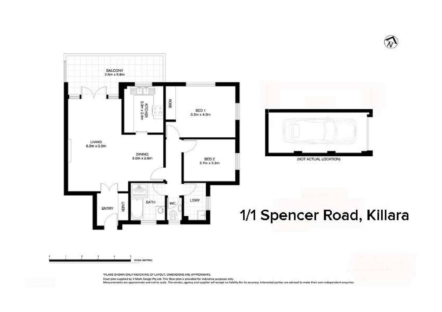 Floorplan of Homely unit listing, 1/1 Spencer Road, Killara NSW 2071