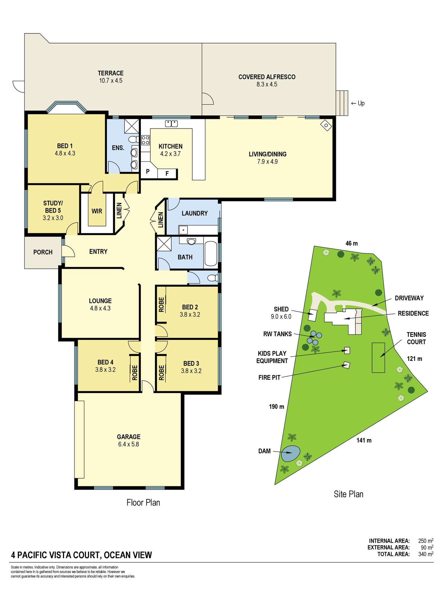 Floorplan of Homely house listing, 4 Pacific Vista Court, Ocean View QLD 4521