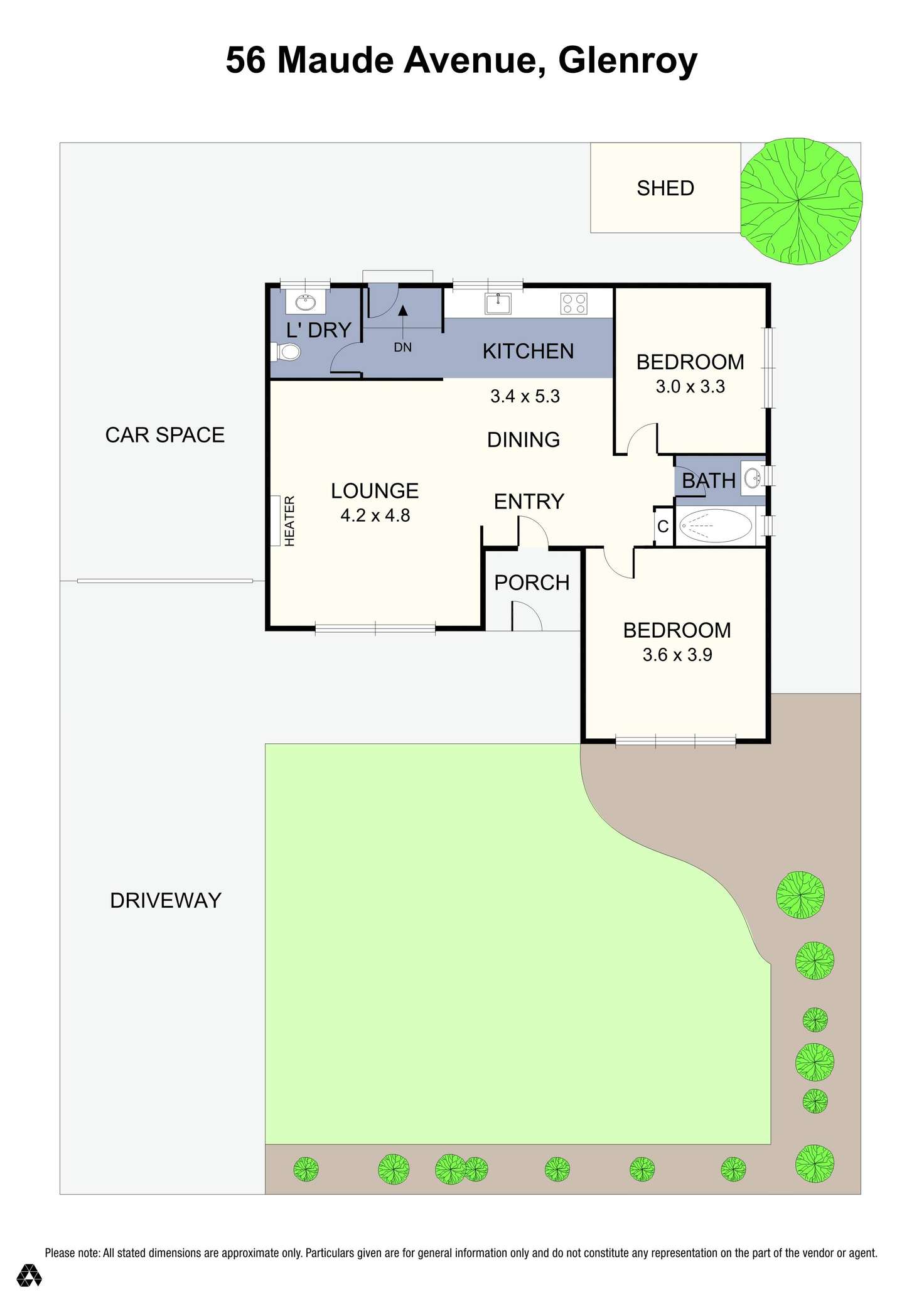 Floorplan of Homely house listing, 56 Maude Avenue, Glenroy VIC 3046