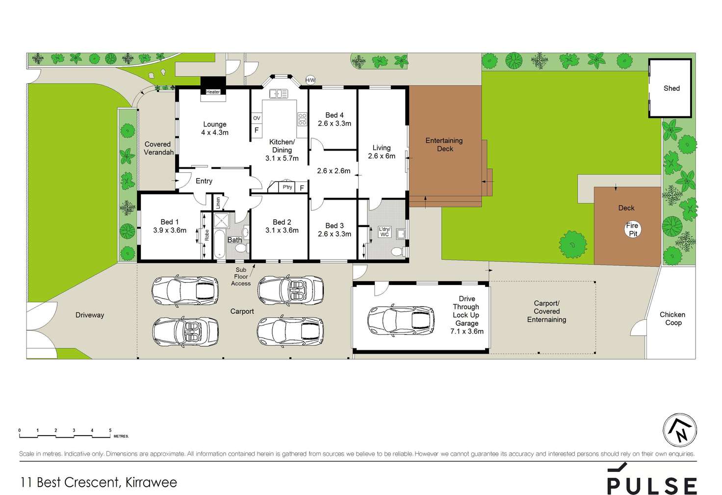 Floorplan of Homely house listing, 11 Best Crescent, Kirrawee NSW 2232