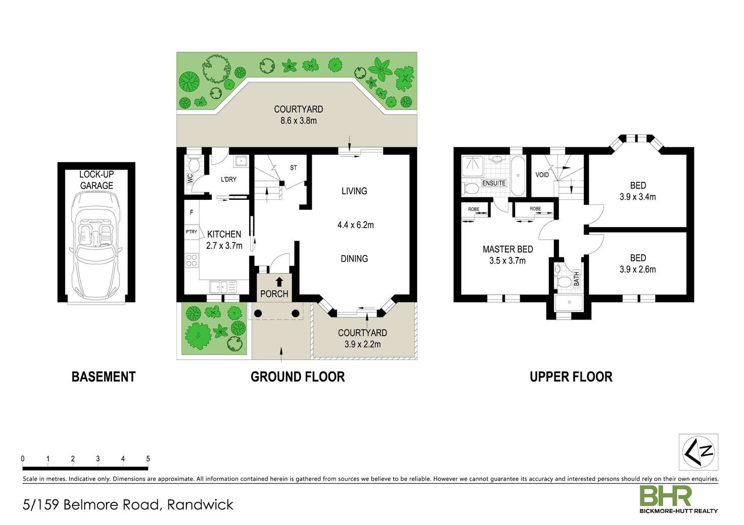 Floorplan of Homely apartment listing, 5/159 Belmore Road, Randwick NSW 2031
