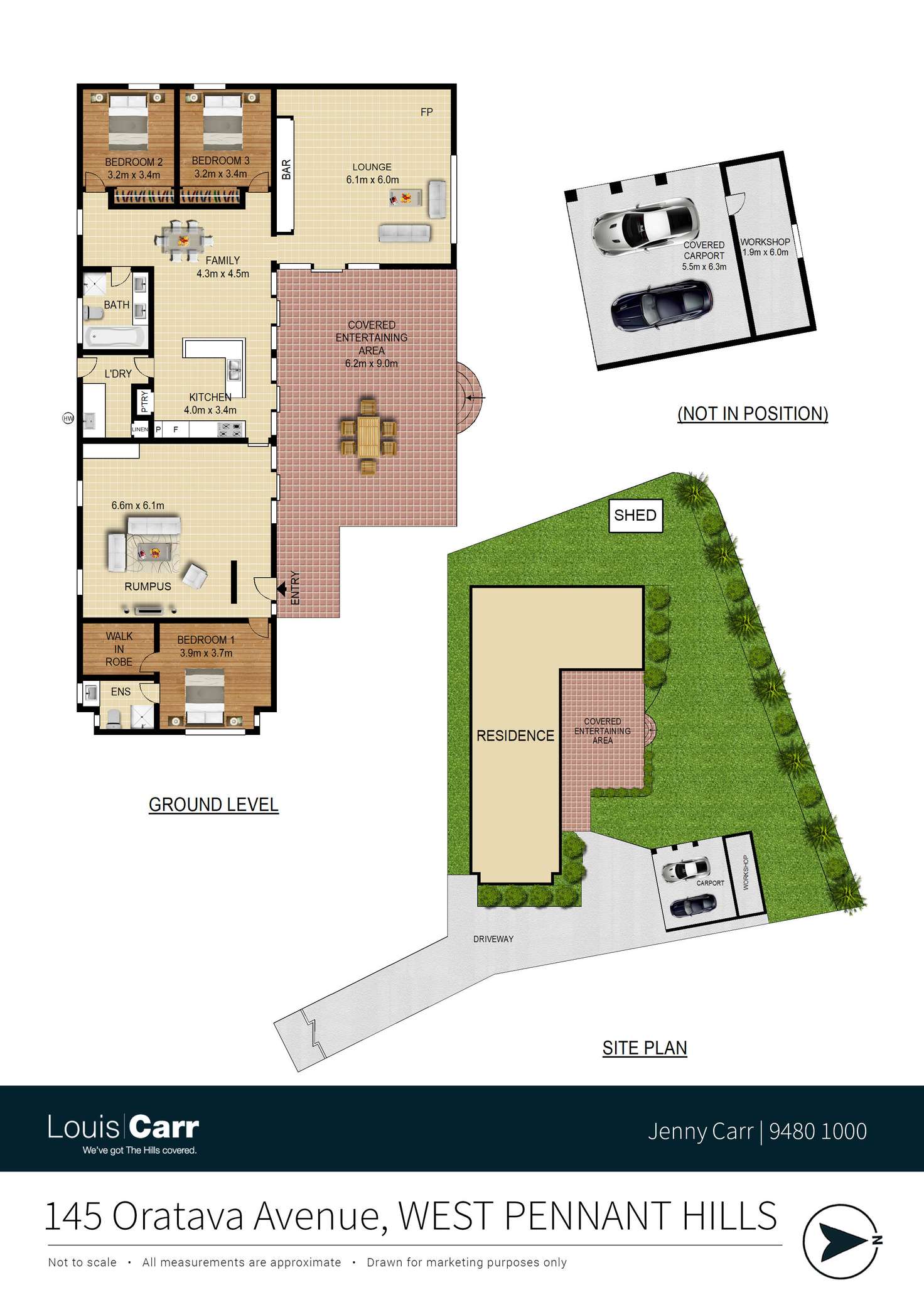 Floorplan of Homely house listing, 145 Oratava Avenue, West Pennant Hills NSW 2125