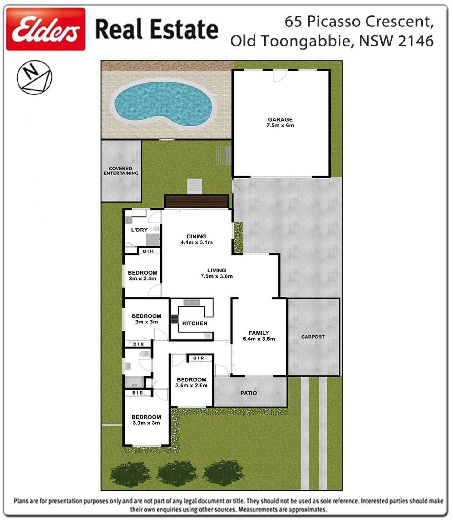Floorplan of Homely house listing, 65 Picasso Crescent, Old Toongabbie NSW 2146