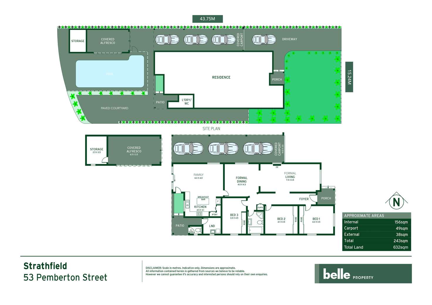 Floorplan of Homely house listing, 53 Pemberton Street, Strathfield NSW 2135