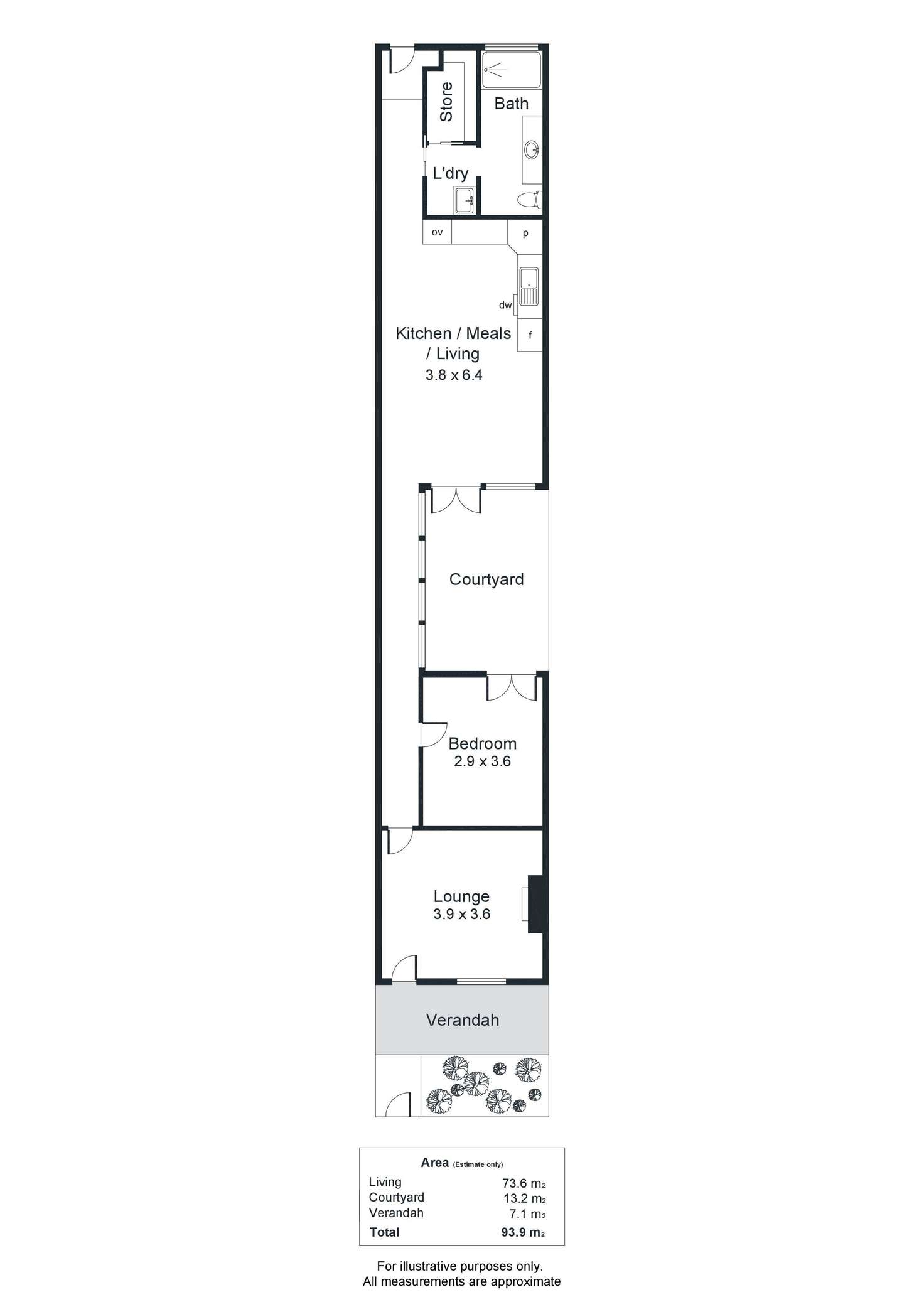 Floorplan of Homely house listing, 81 Sussex Street, North Adelaide SA 5006