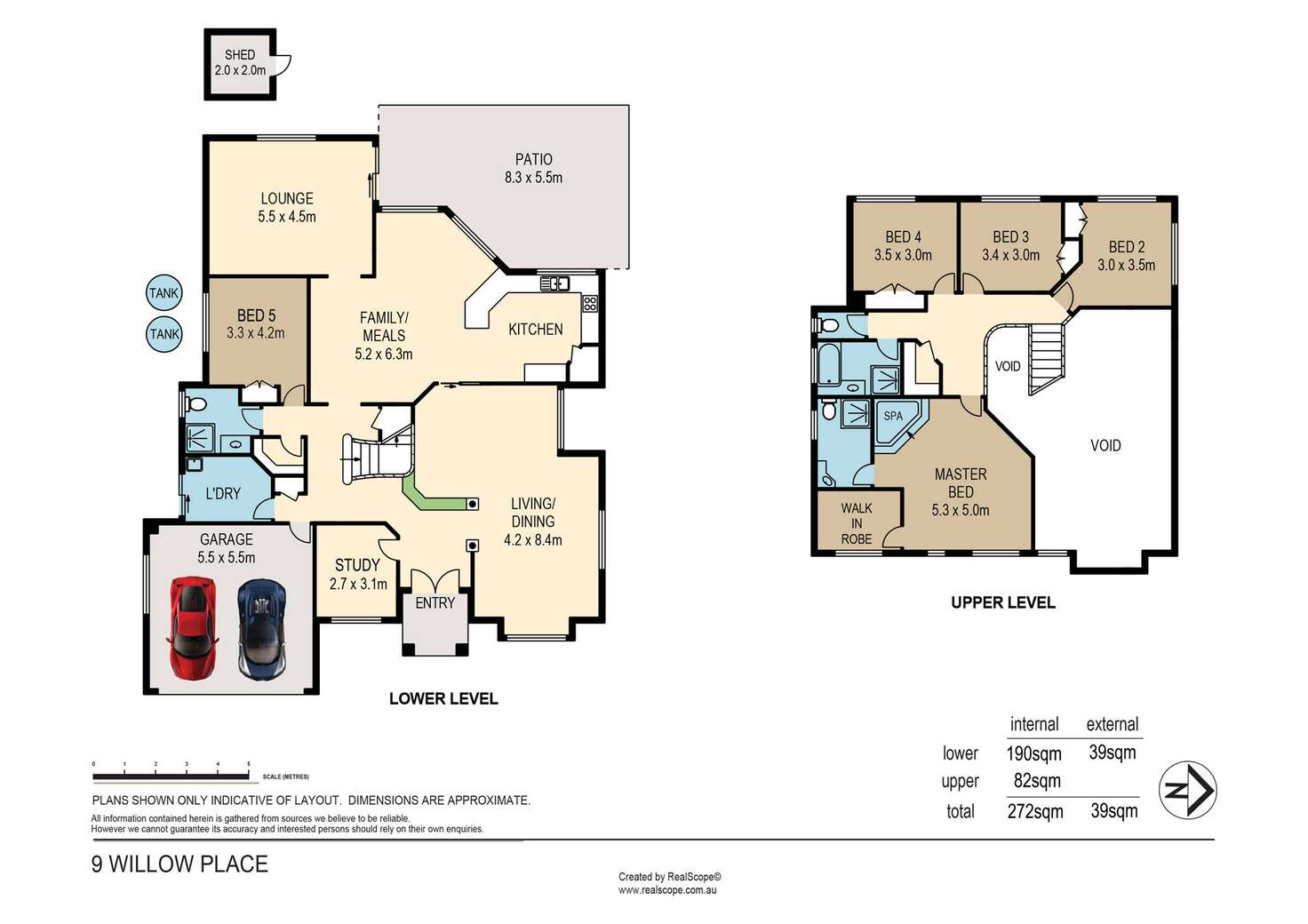Floorplan of Homely house listing, 9 Willow Place, Carindale QLD 4152