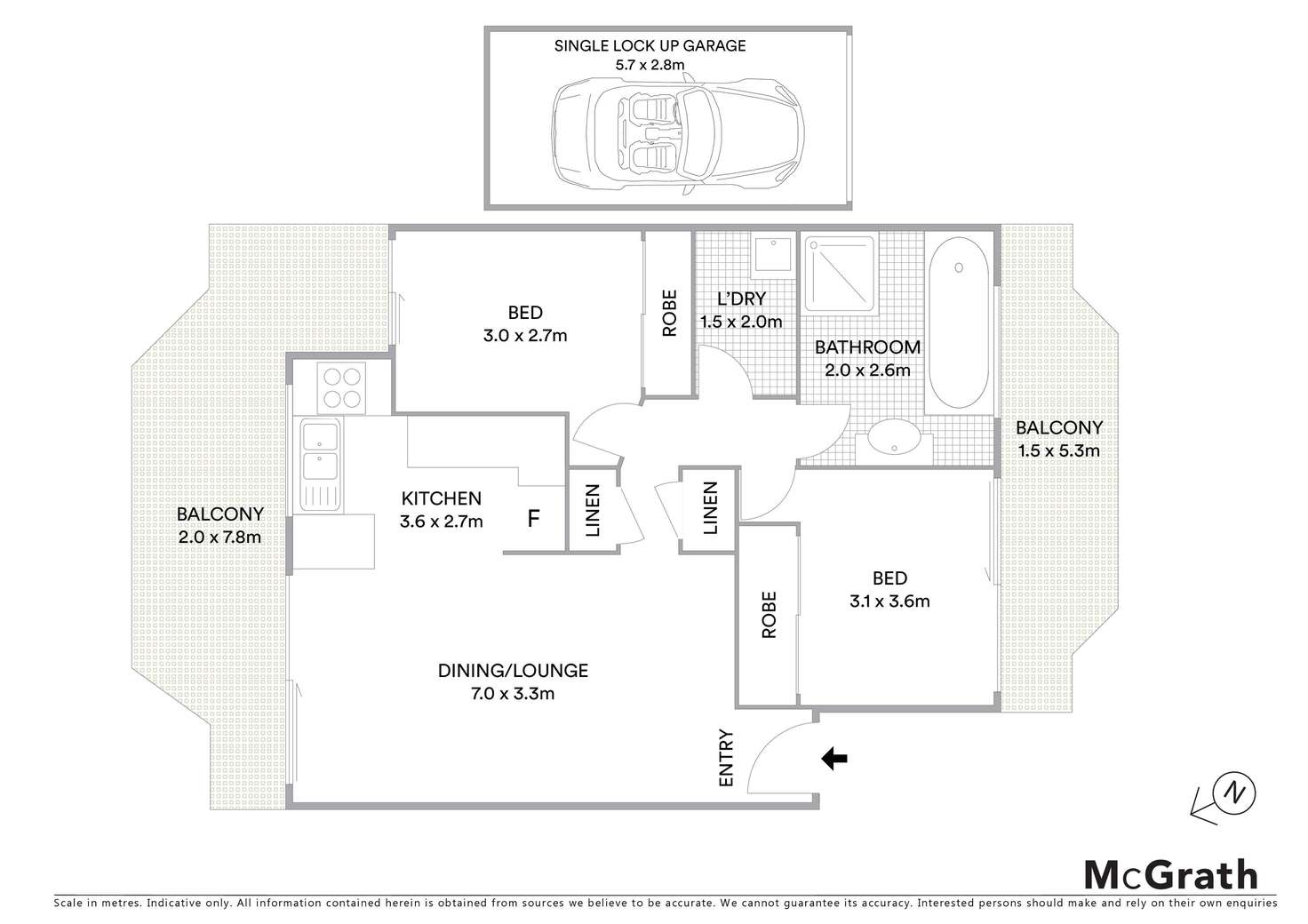 Floorplan of Homely unit listing, 6/221 Dunmore Street, Pendle Hill NSW 2145