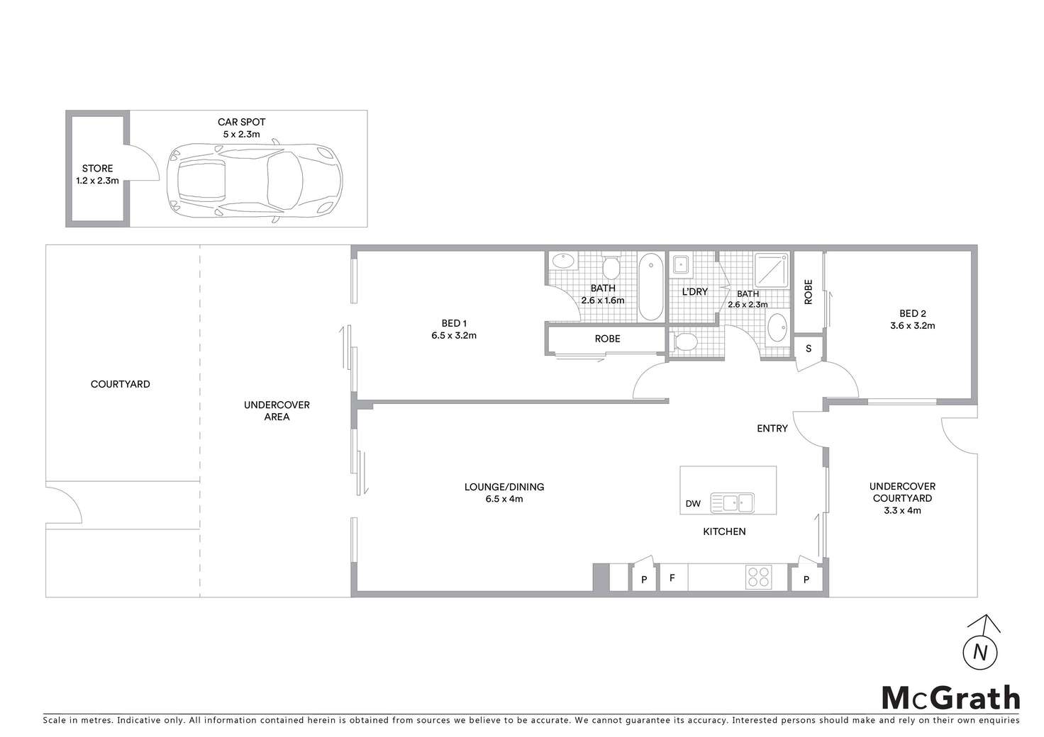 Floorplan of Homely unit listing, 2/54 MacArthur Street, Parramatta NSW 2150