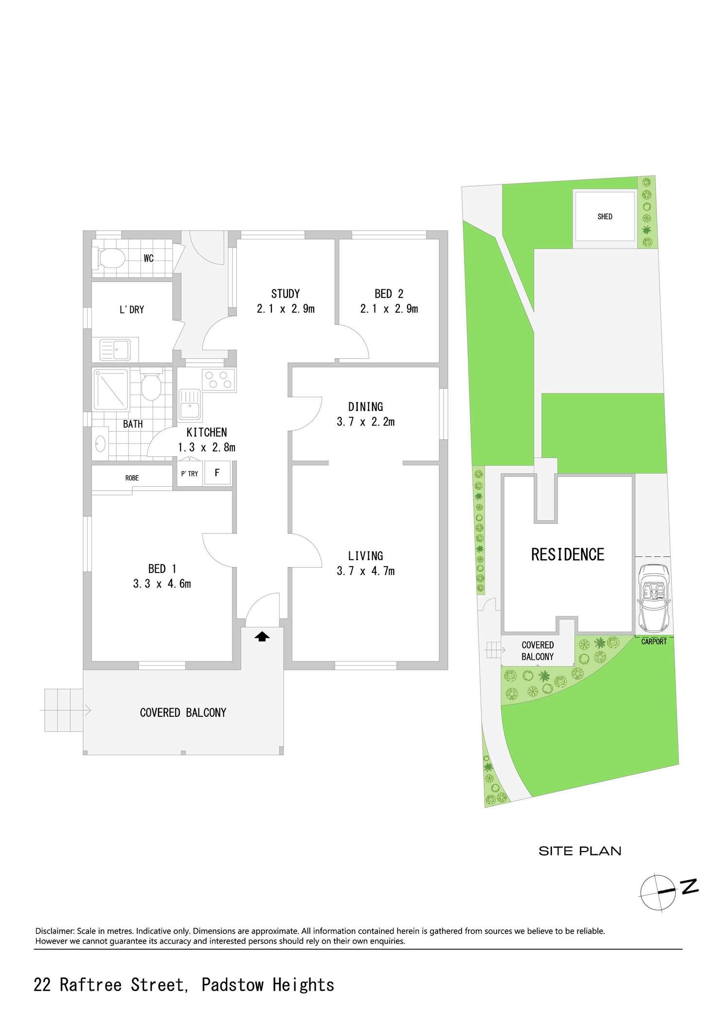 Floorplan of Homely house listing, 22 Raftree Street, Padstow Heights NSW 2211