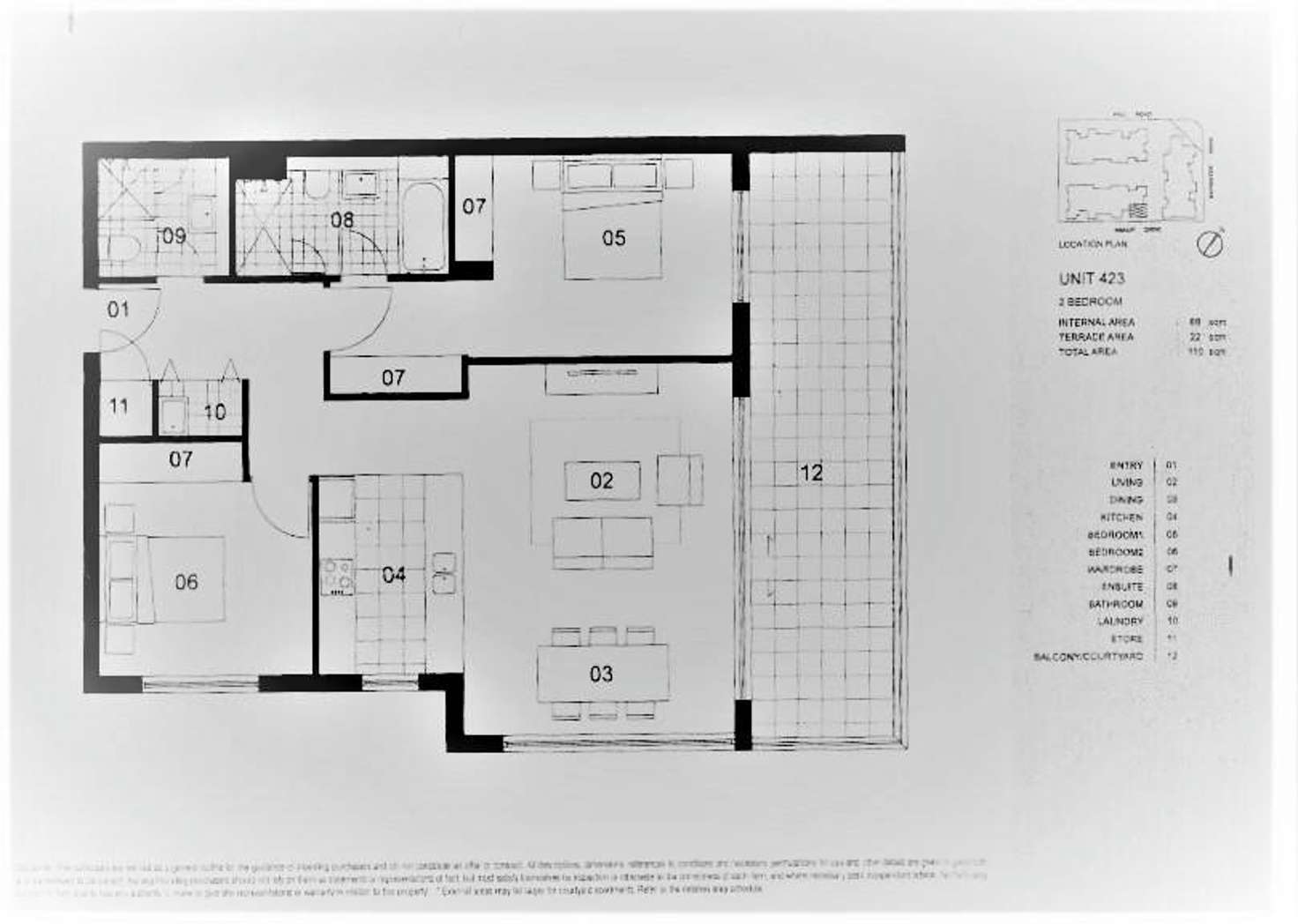 Floorplan of Homely apartment listing, 423/45 Amalfi Drive, Wentworth Point NSW 2127