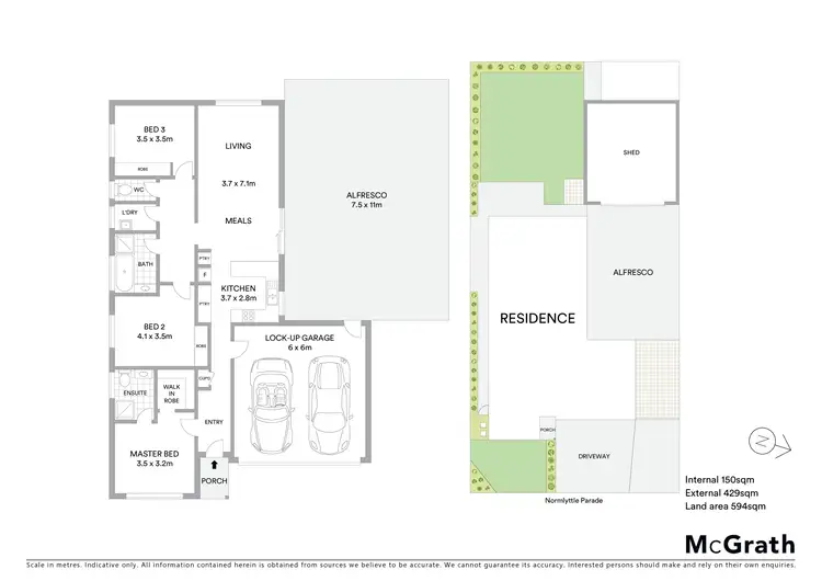Floorplan of Homely house listing, 17 Normlyttle Parade, Miners Rest VIC 3352