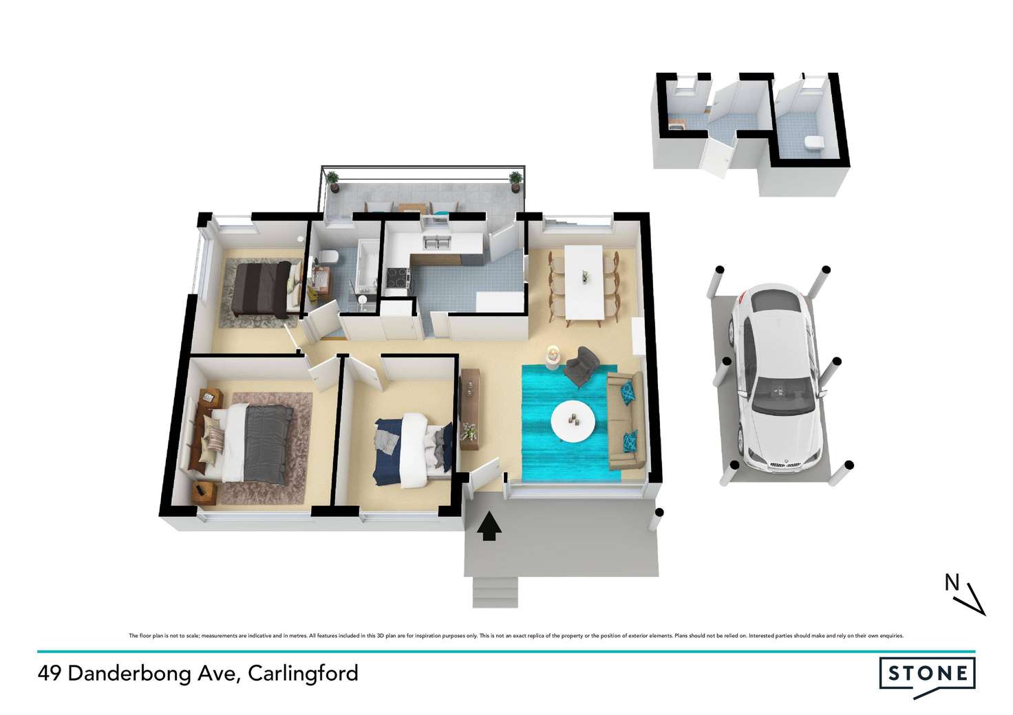 Floorplan of Homely house listing, 49 Dandarbong Avenue, Carlingford NSW 2118