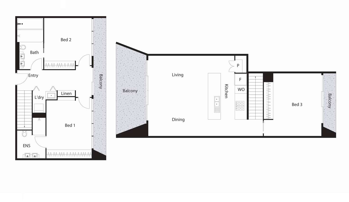 Floorplan of Homely apartment listing, 17/2 David Street, Turner ACT 2612