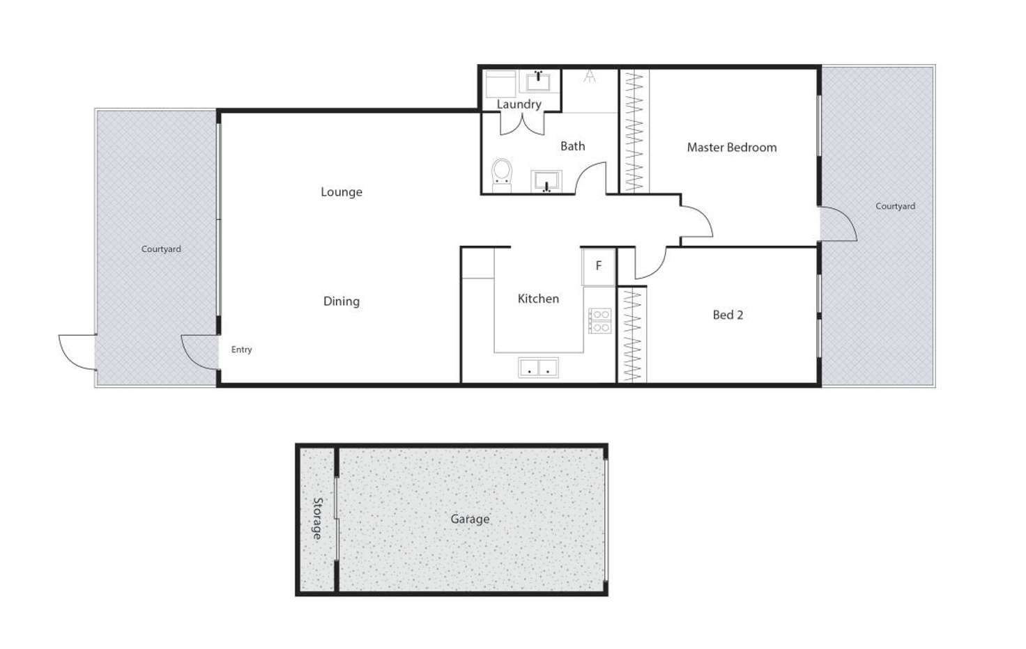 Floorplan of Homely apartment listing, 79/9 Murdoch Street, Lyneham ACT 2602