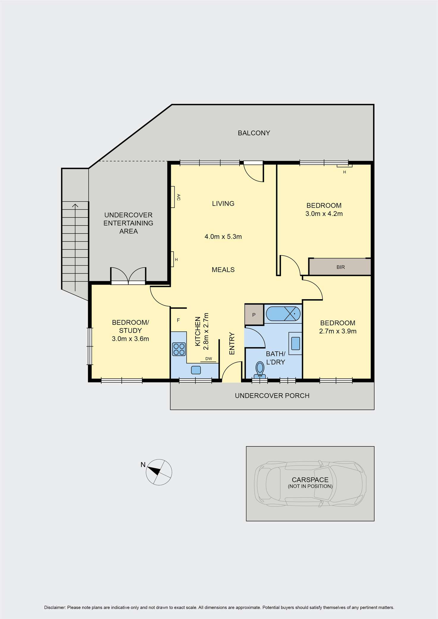Floorplan of Homely unit listing, 2/19 Van Ness Avenue, Maribyrnong VIC 3032