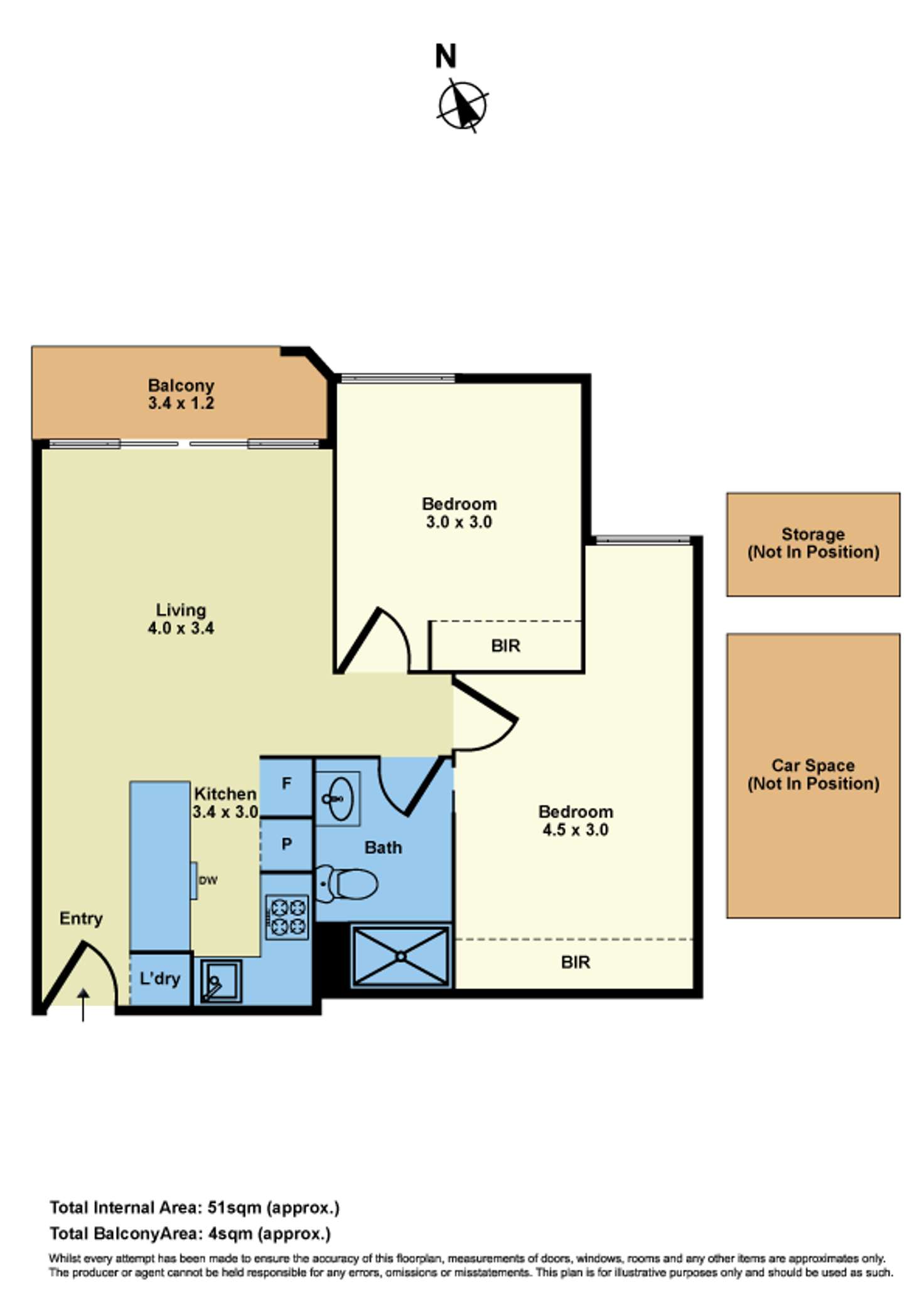 Floorplan of Homely apartment listing, 207/139 Chetwynd Street, North Melbourne VIC 3051
