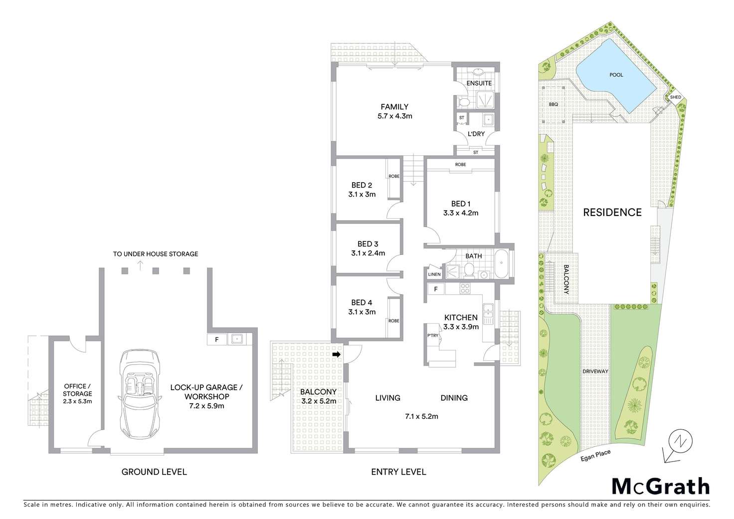 Floorplan of Homely house listing, 8 Egan Place, Beacon Hill NSW 2100