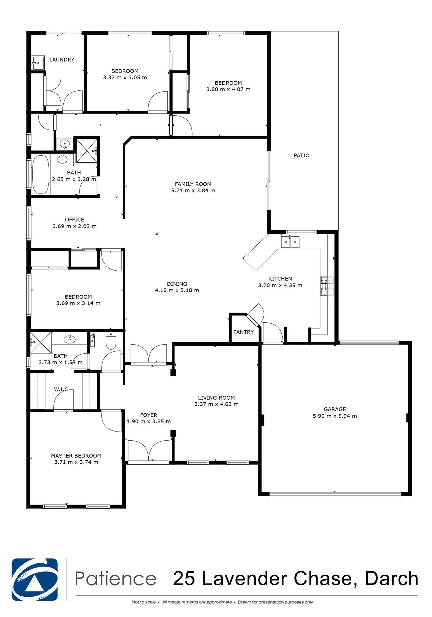 Floorplan of Homely house listing, 25 Lavender Chase, Darch WA 6065