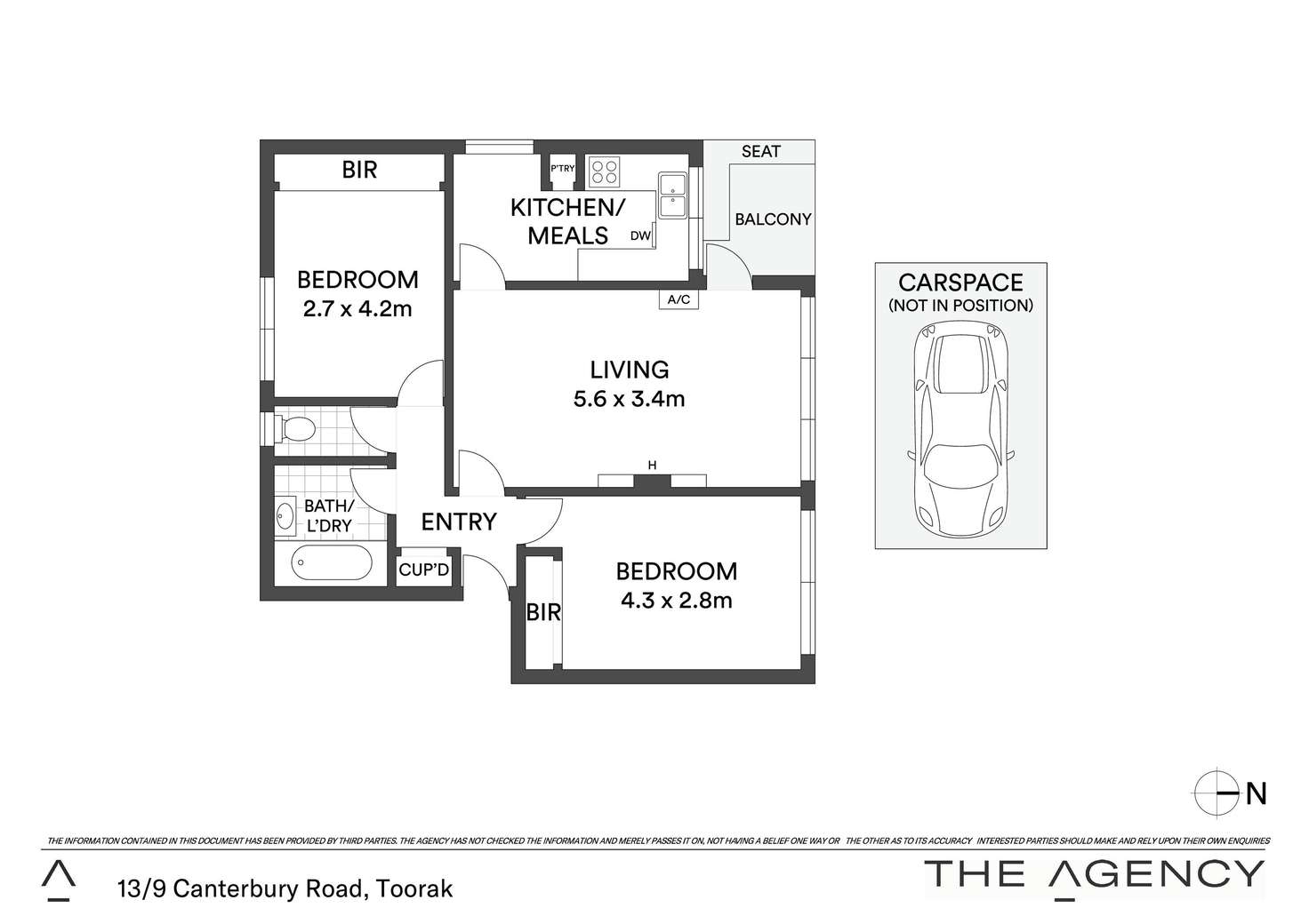Floorplan of Homely apartment listing, 13/9 Canterbury Road, Toorak VIC 3142