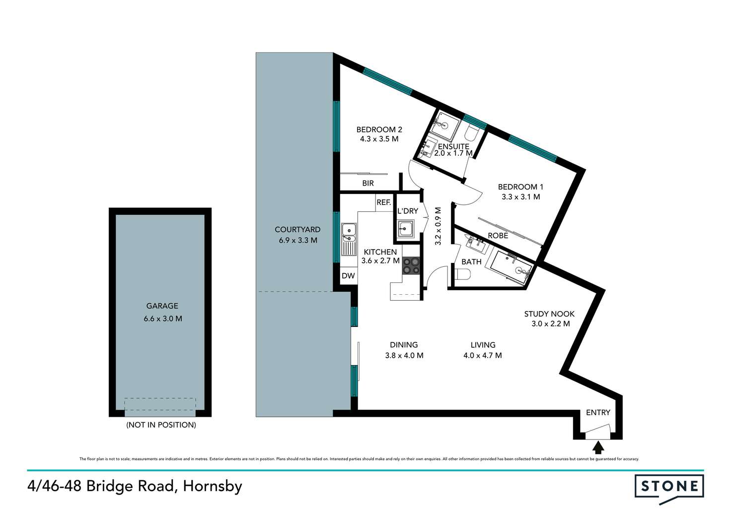 Floorplan of Homely apartment listing, 4/46-48 Bridge Road, Hornsby NSW 2077