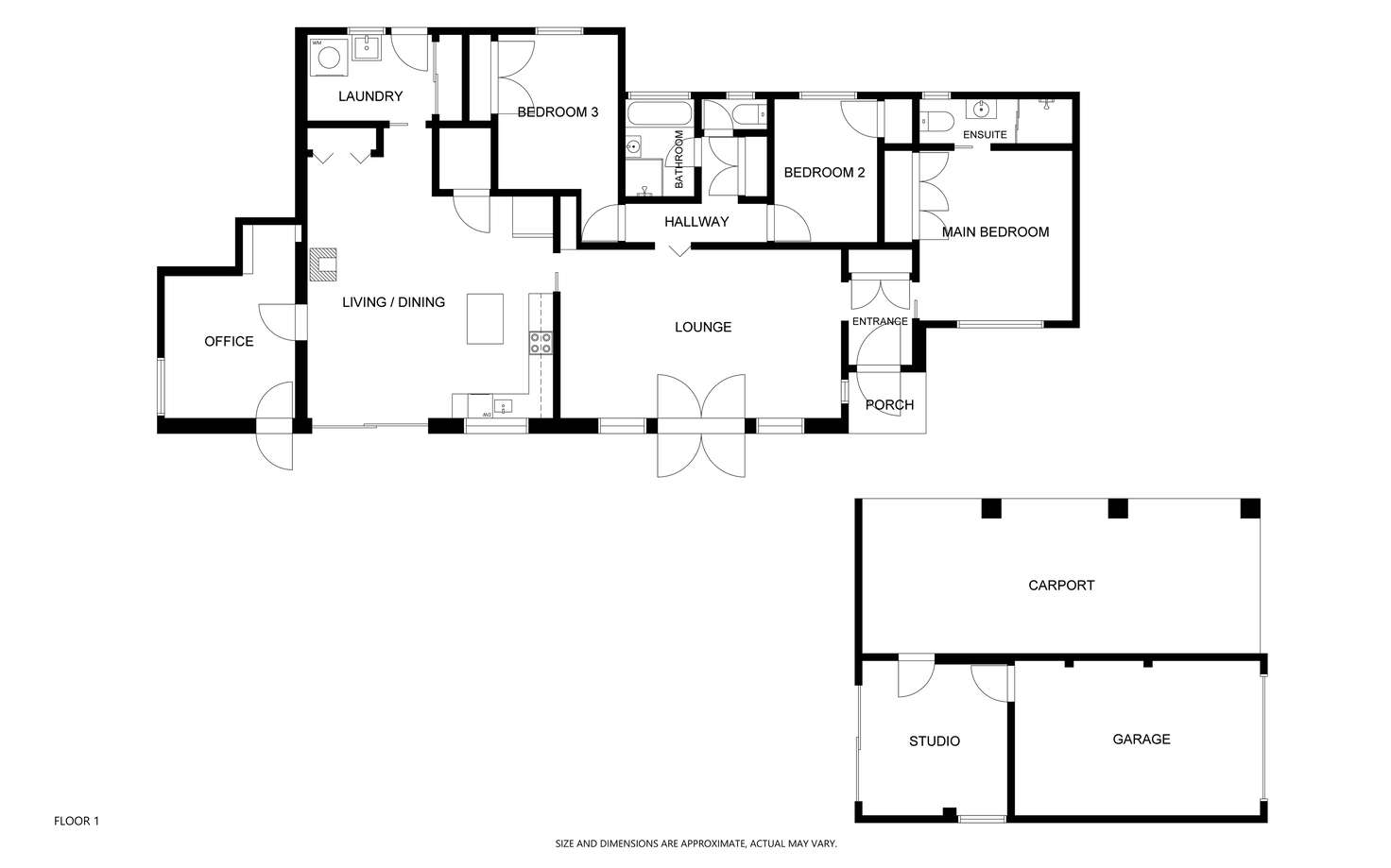 Floorplan of Homely house listing, 108 Commodore Crescent, Narromine NSW 2821