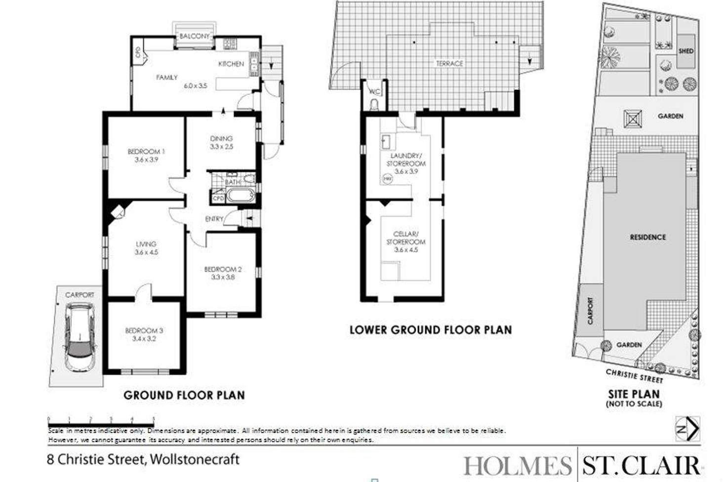 Floorplan of Homely house listing, 8 Christie Street, Wollstonecraft NSW 2065