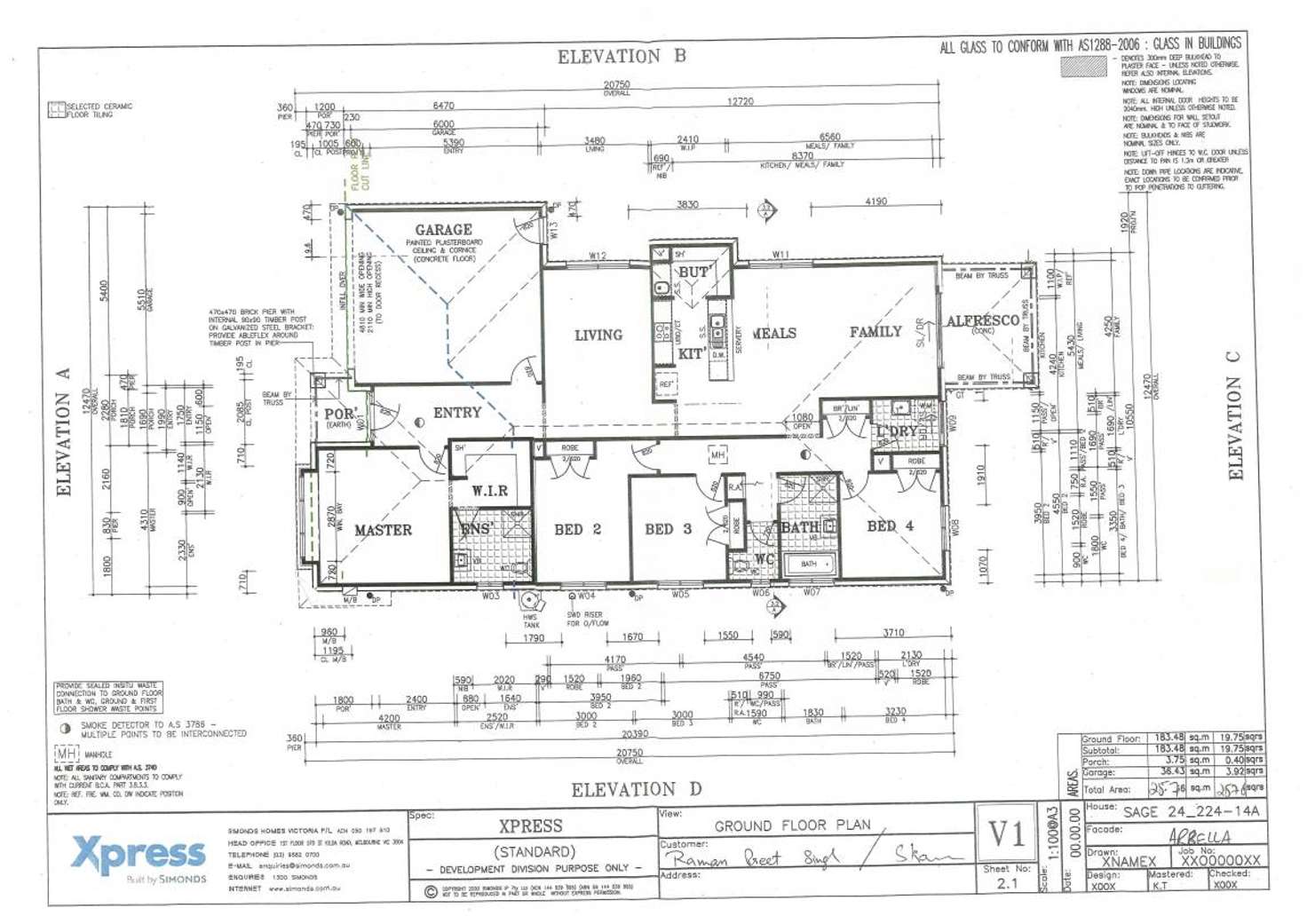 Floorplan of Homely house listing, 58 Gilfillan Cct Circuit, Thornhill Park VIC 3335