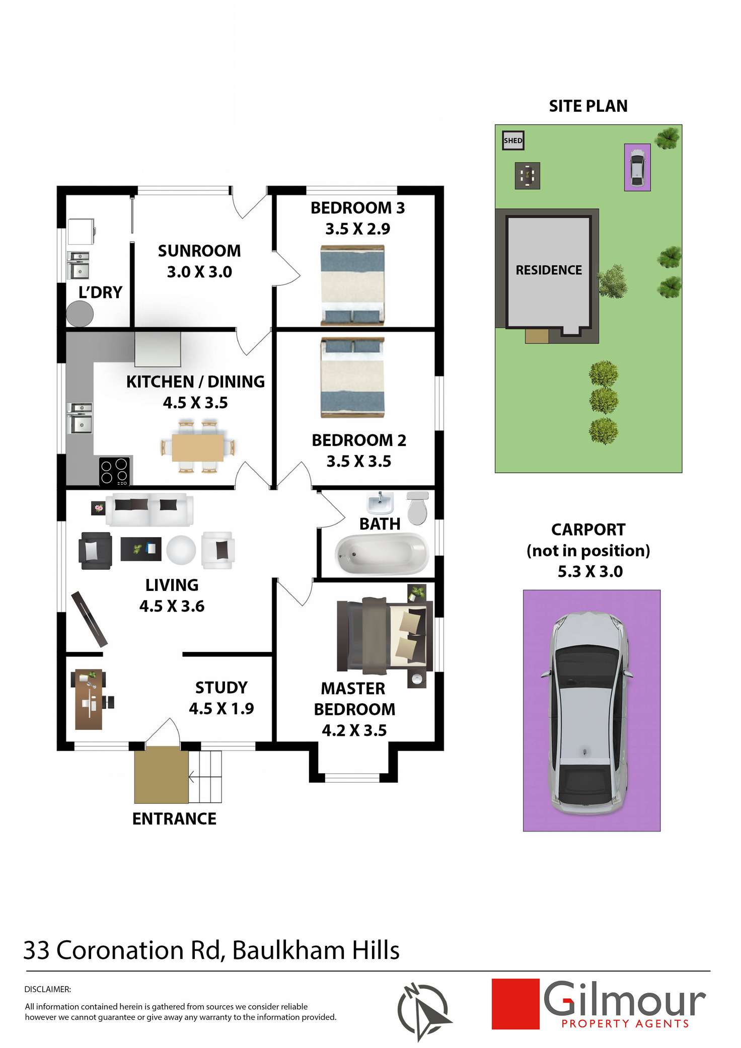 Floorplan of Homely house listing, 33 Coronation Road, Baulkham Hills NSW 2153