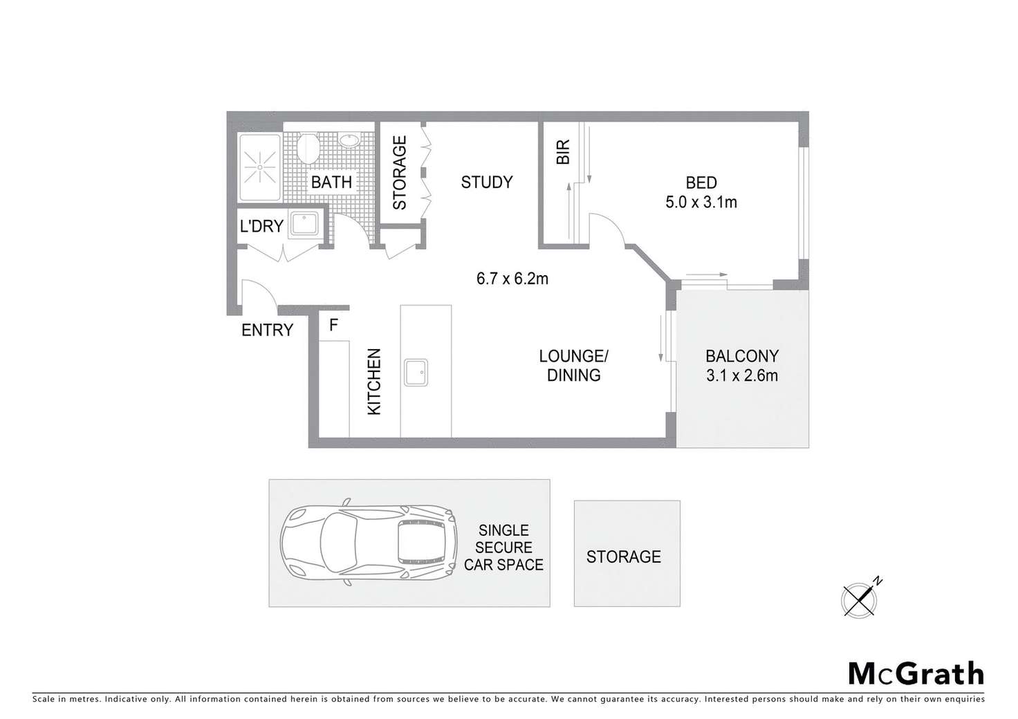 Floorplan of Homely apartment listing, 4108C/1 Hamilton Crescent, Ryde NSW 2112
