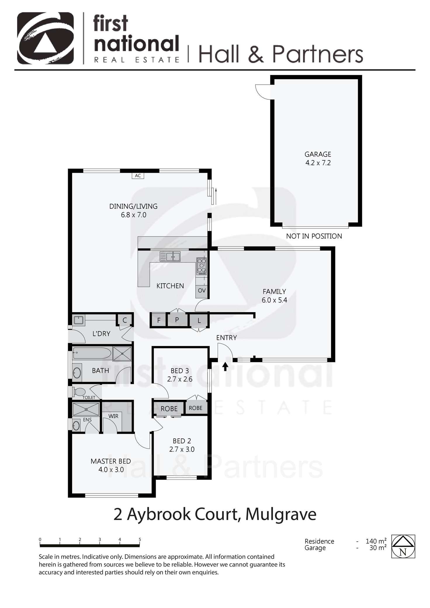 Floorplan of Homely house listing, 2 Aybrook Court, Mulgrave VIC 3170