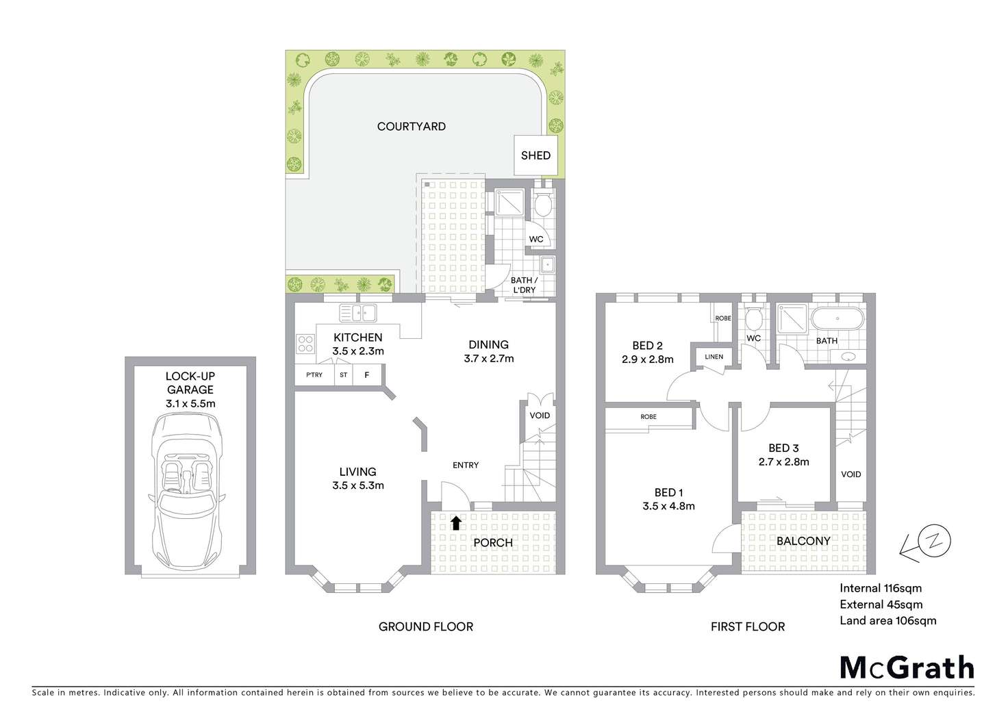 Floorplan of Homely townhouse listing, 2/31 Bream Road, Ettalong Beach NSW 2257