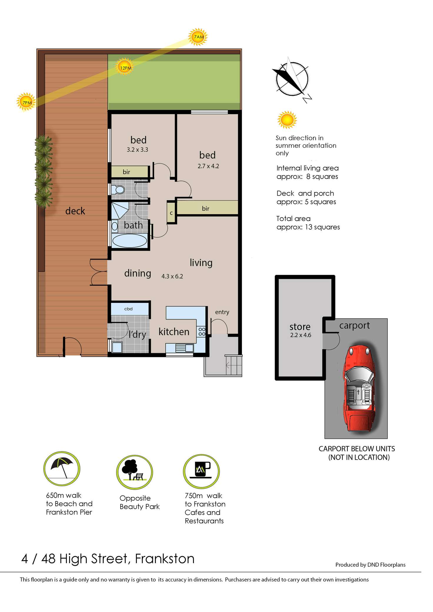Floorplan of Homely unit listing, 4/48 High Street, Frankston VIC 3199