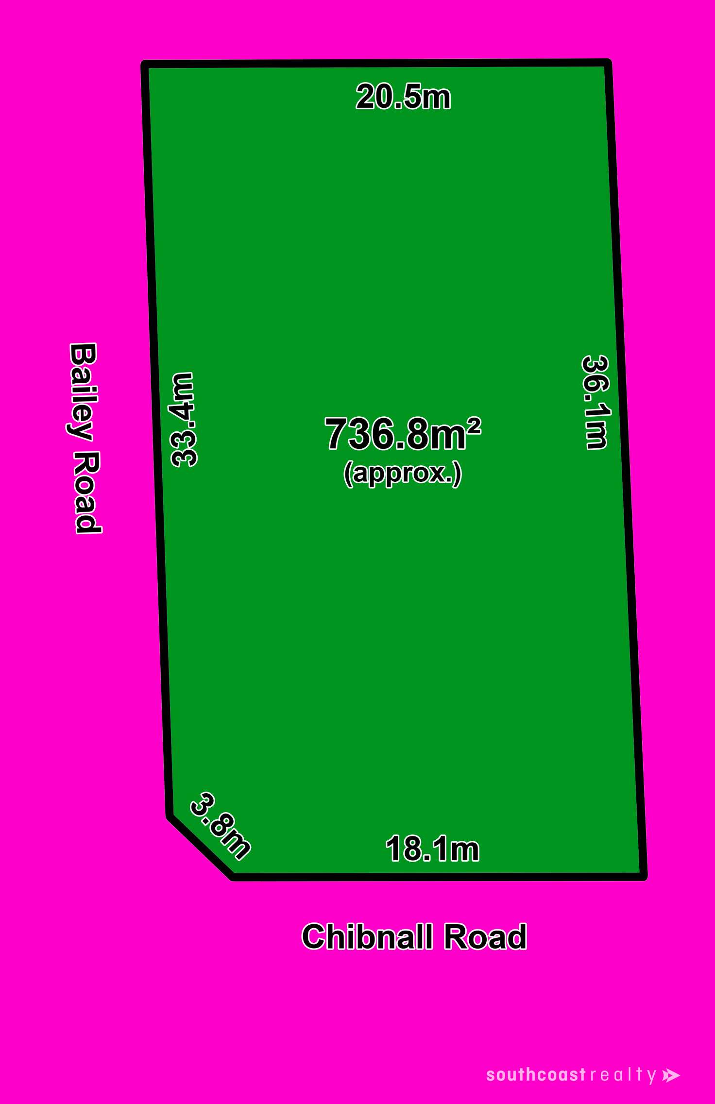 Floorplan of Homely residentialLand listing, 9 Chibnall Road, Middleton SA 5213