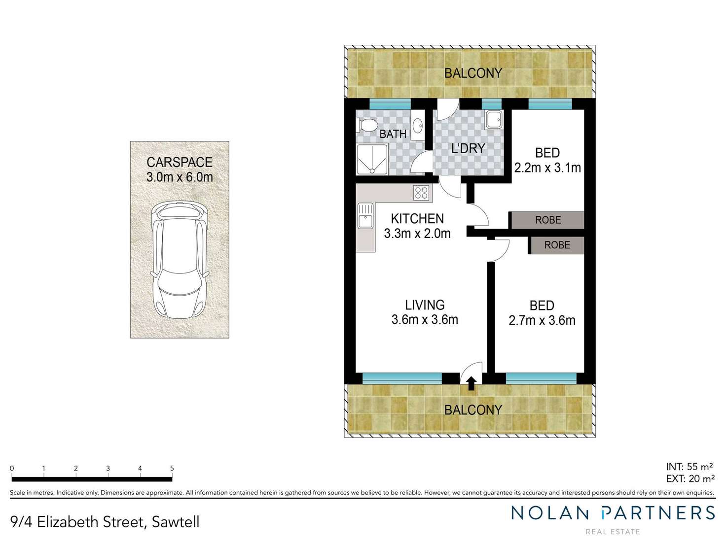 Floorplan of Homely unit listing, 9/4 Elizabeth Street, Sawtell NSW 2452