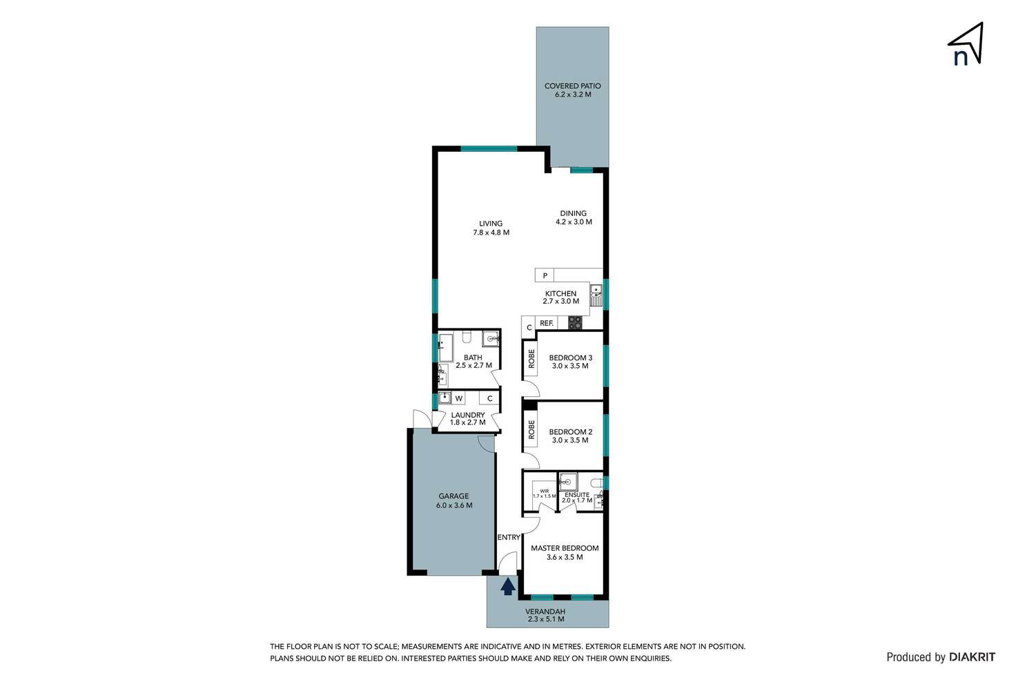 Floorplan of Homely house listing, 6 Toongabbie Place, Craigieburn VIC 3064
