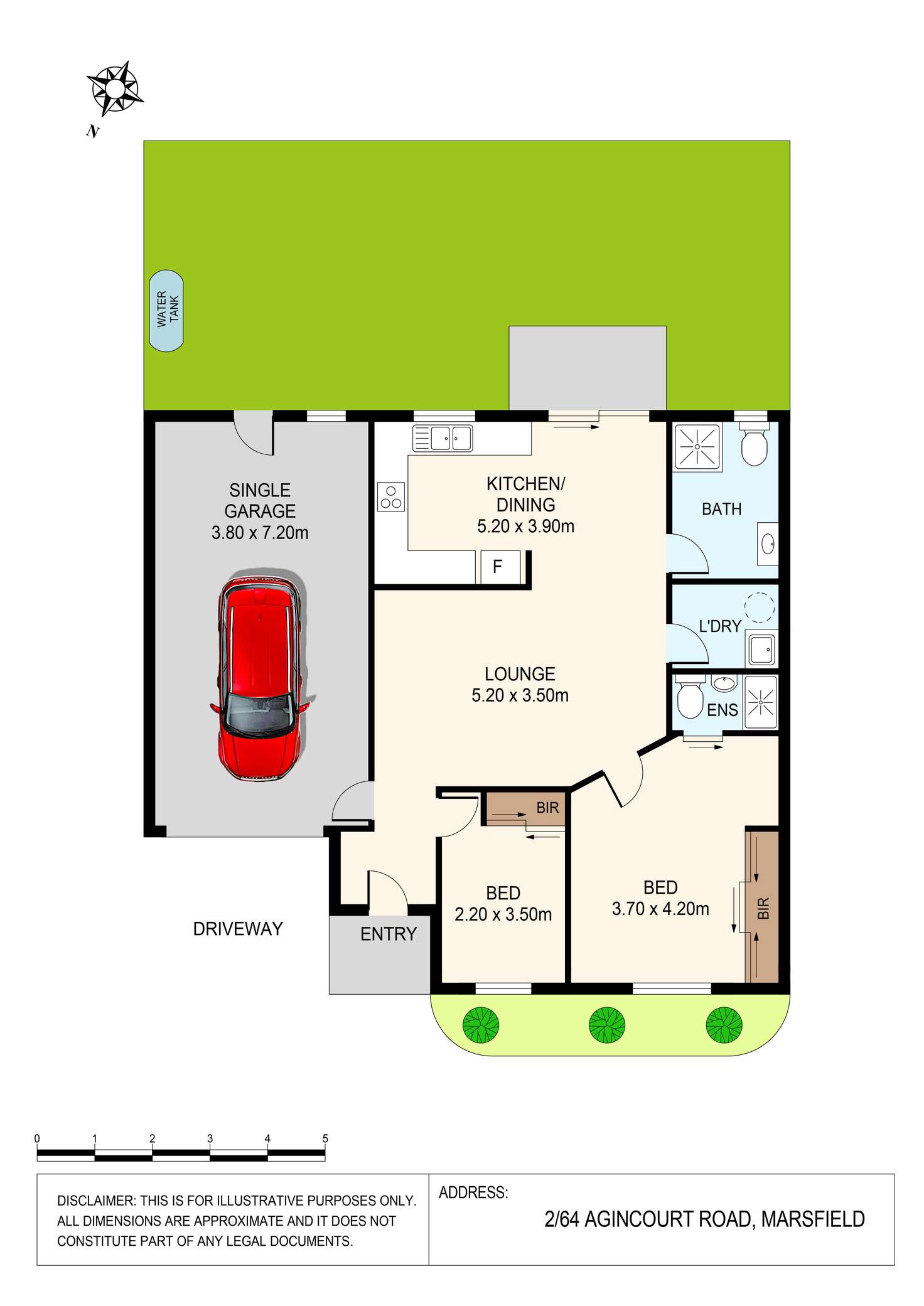 Floorplan of Homely villa listing, 2/64-66 Agincourt Road, Marsfield NSW 2122